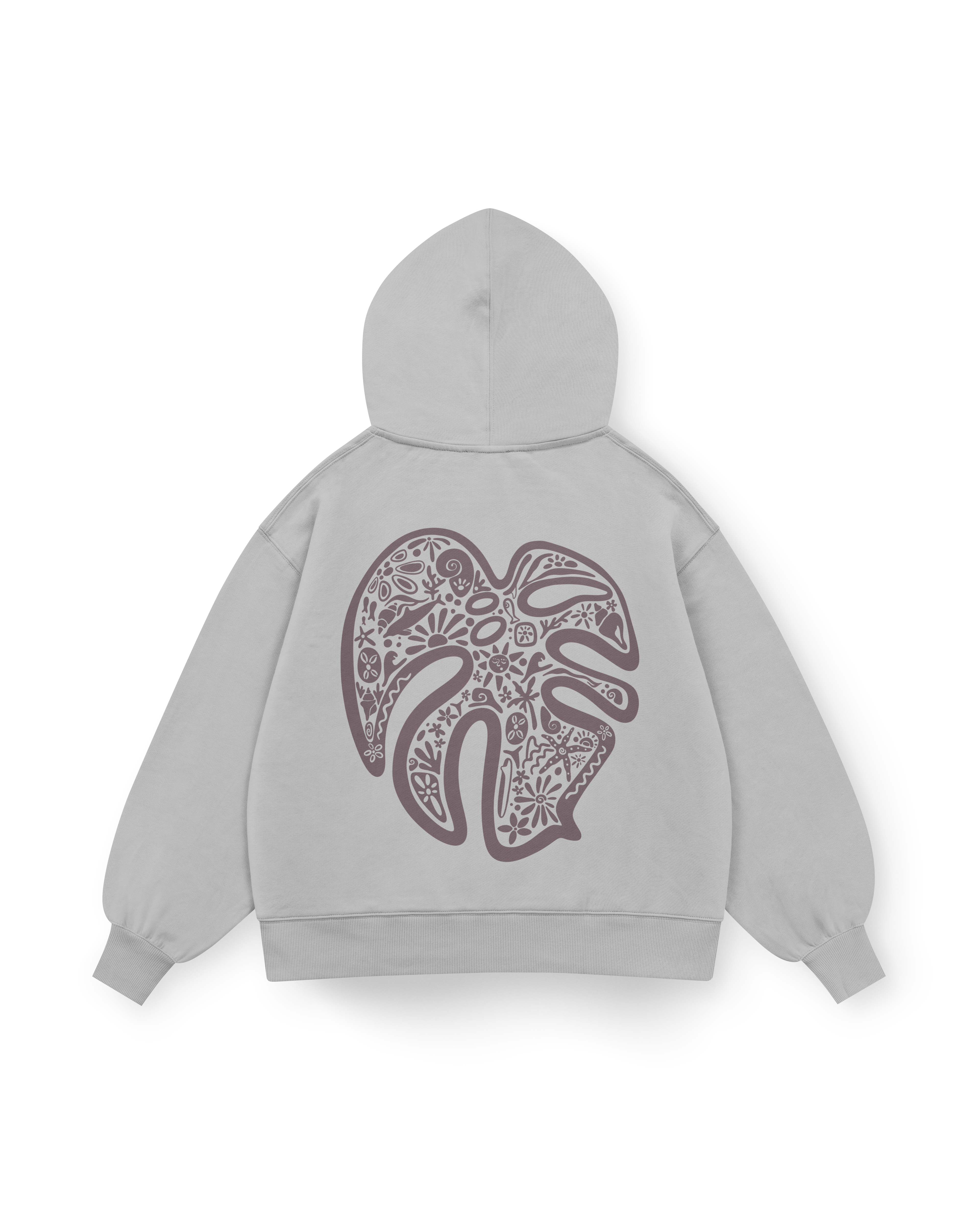 Monstera Hoodie Oversized
