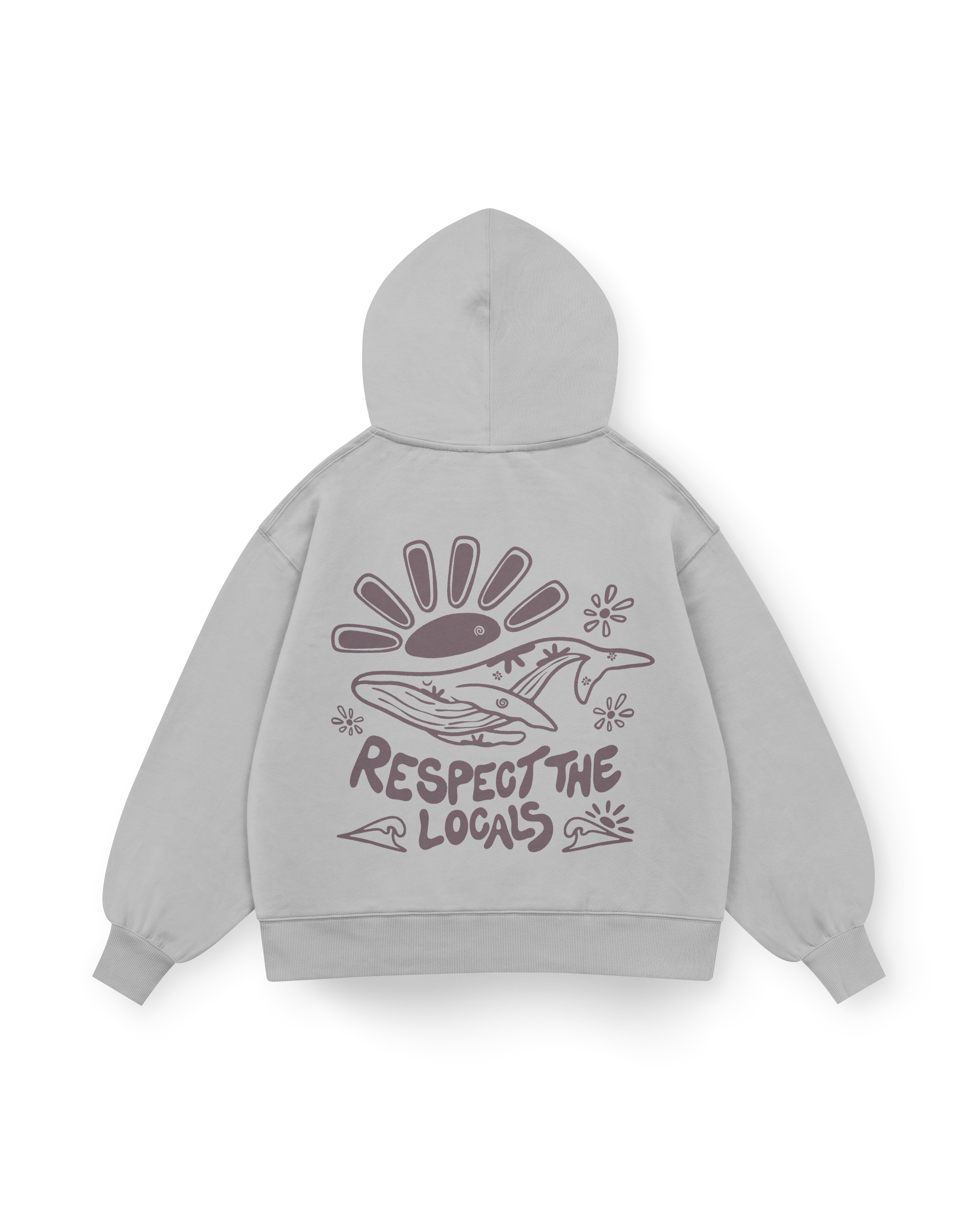 Respect The Locals Hoodie Oversized
