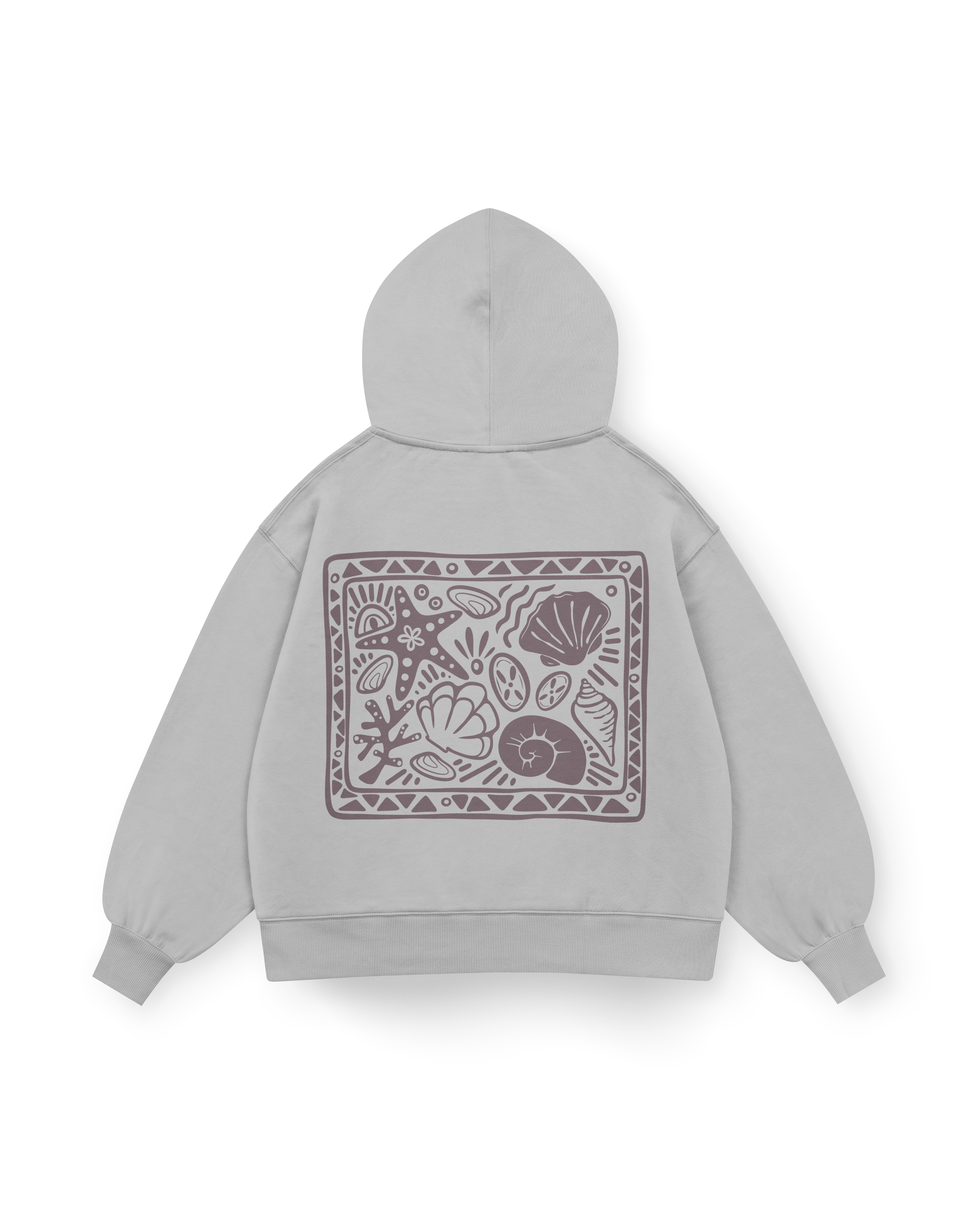 Seashell Party Hoodie Oversized