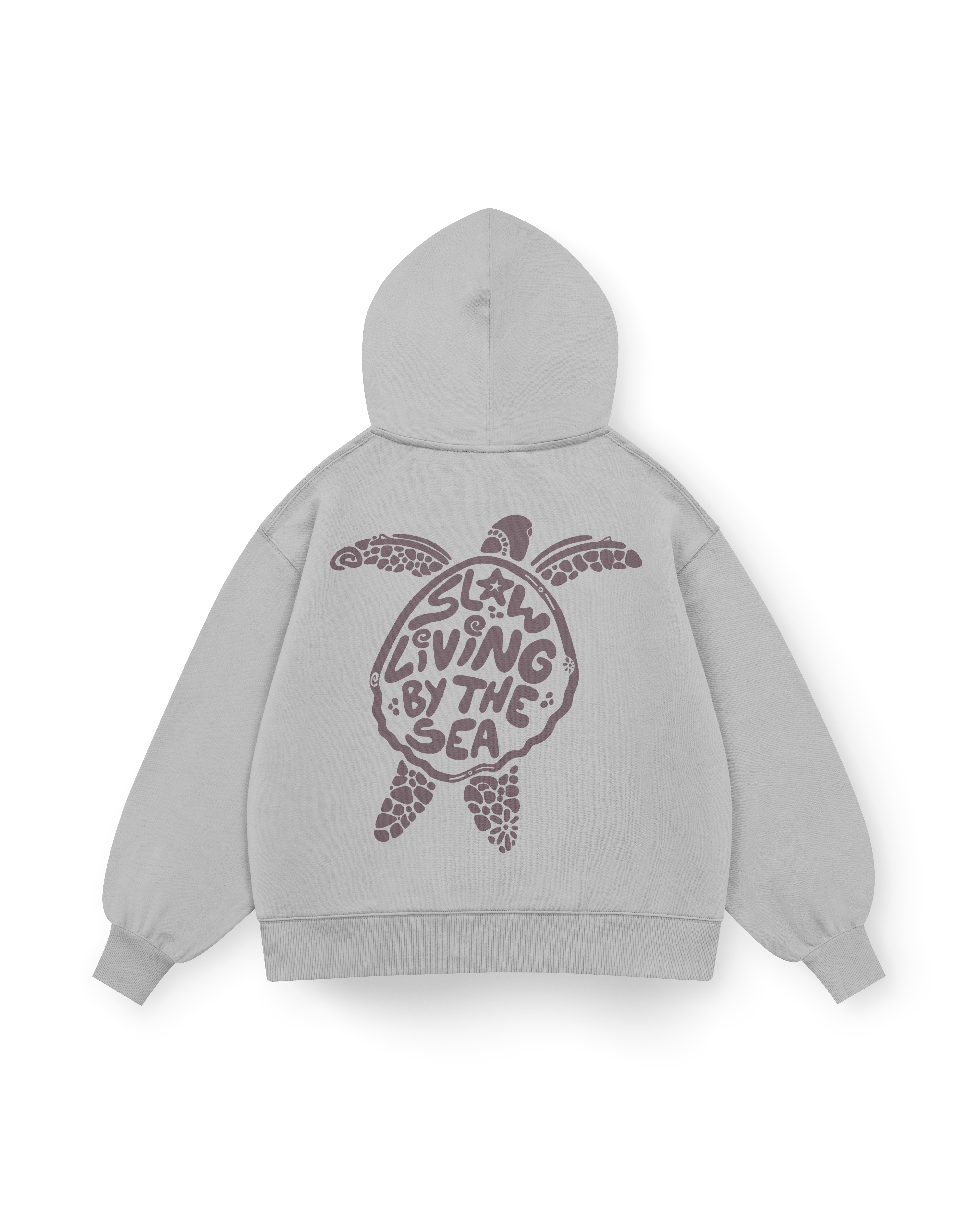 Slow Living By The Sea Hoodie Oversized
