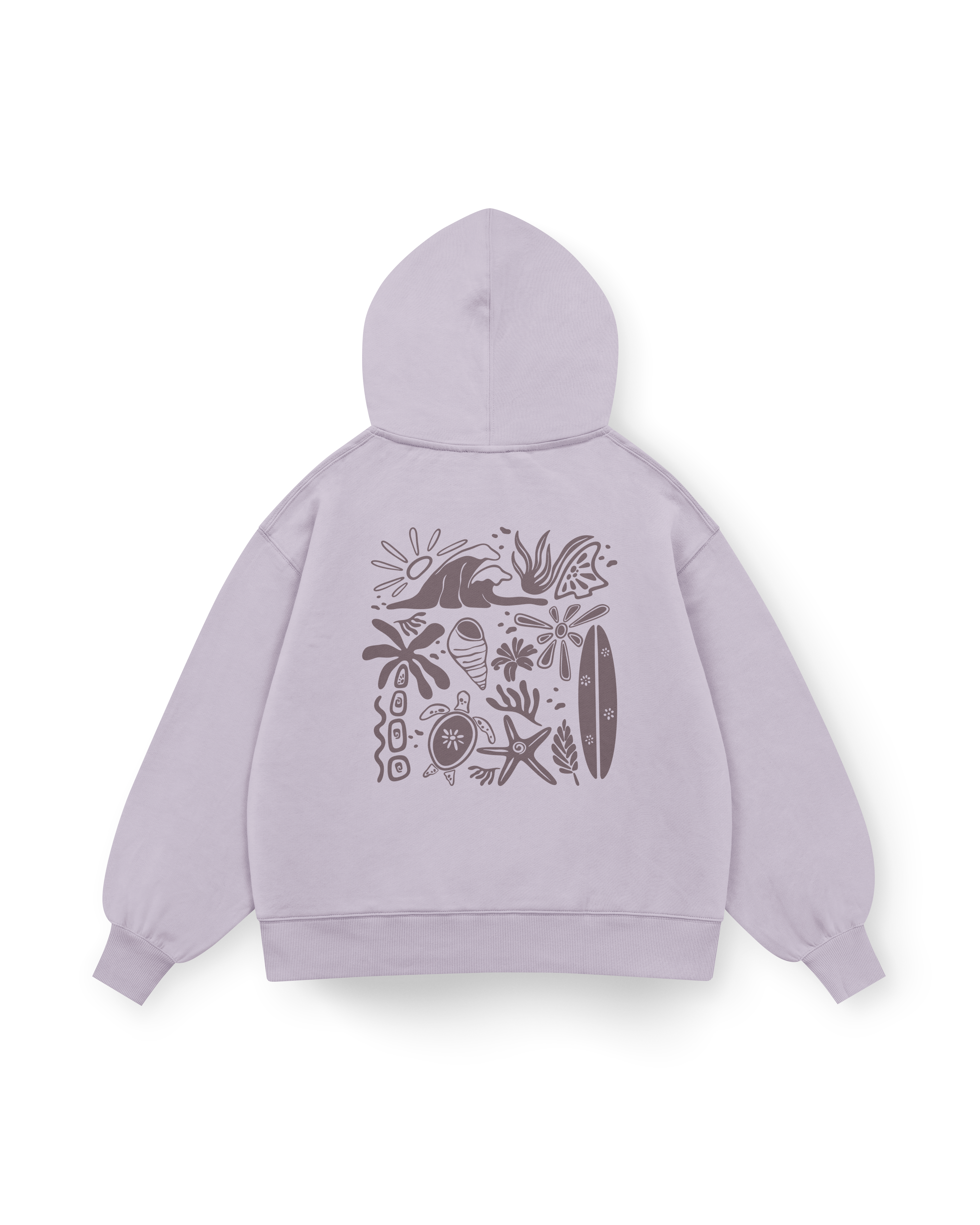 Beachy Vibes Hoodie Oversized
