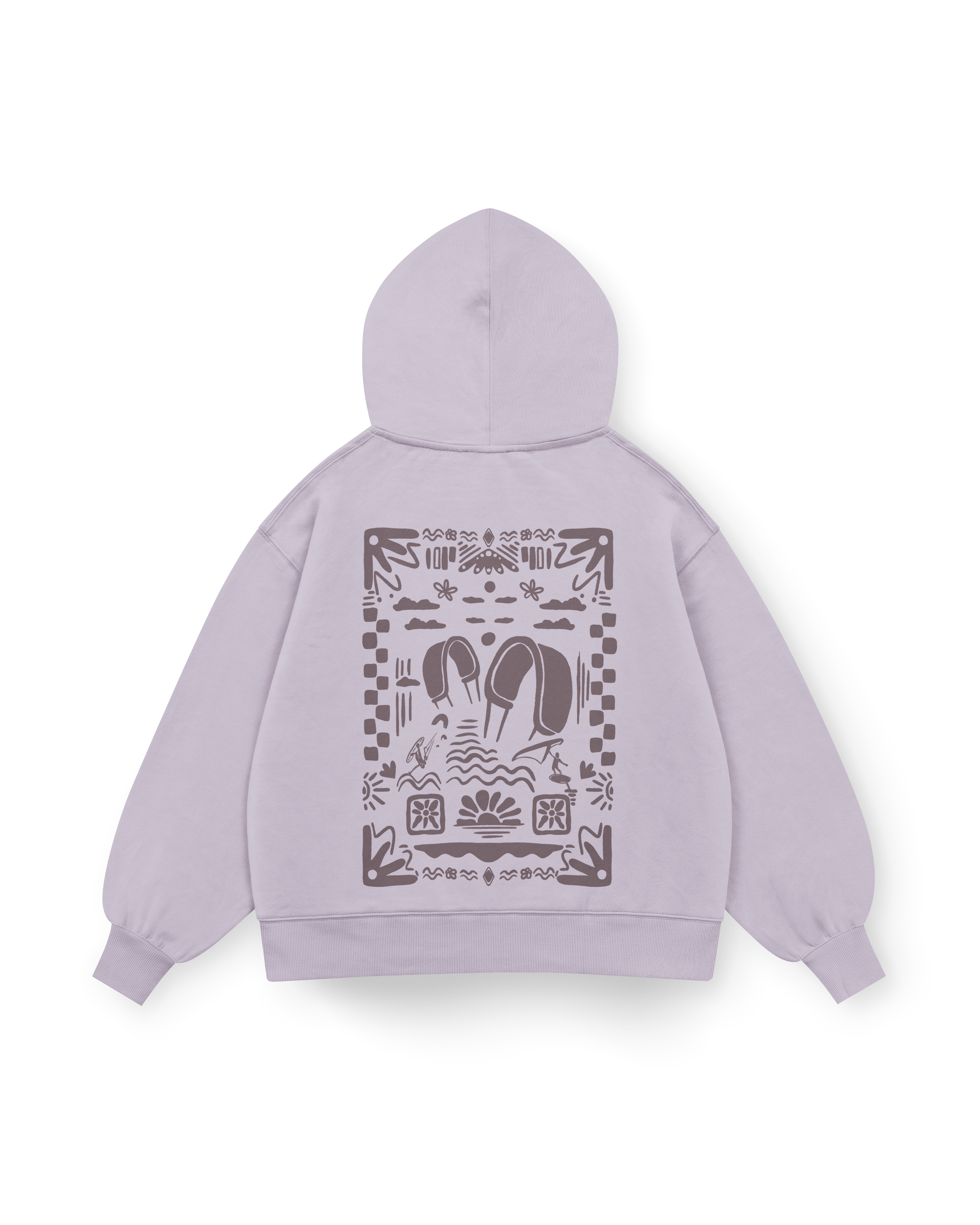 Boho Beach Hoodie Oversized