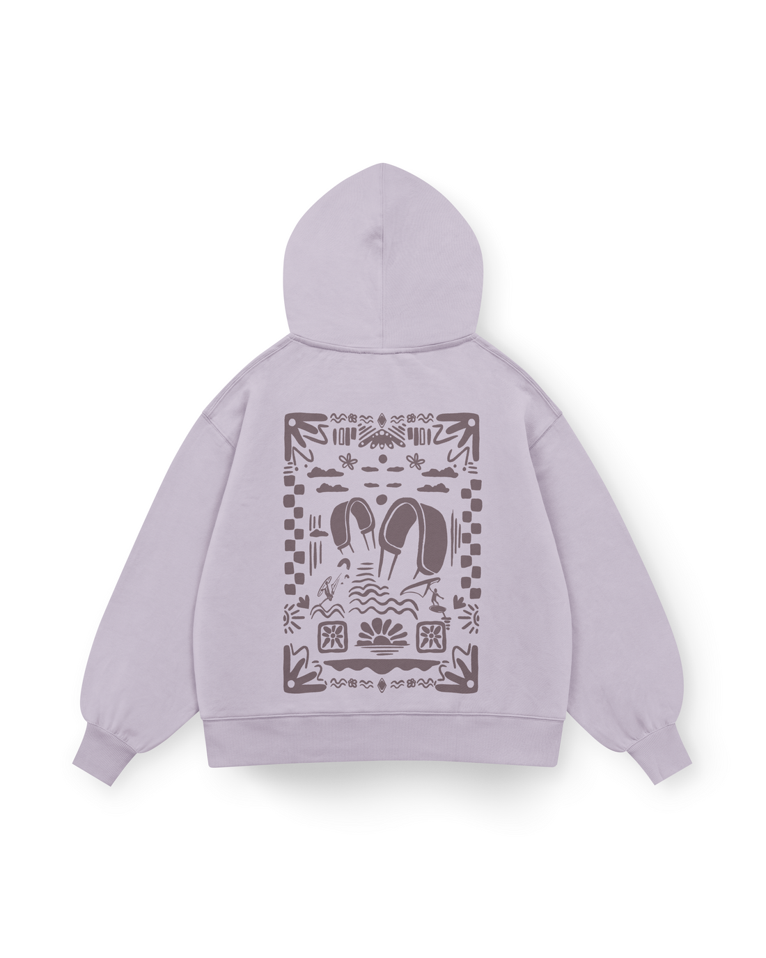 Boho Beach Hoodie Oversized