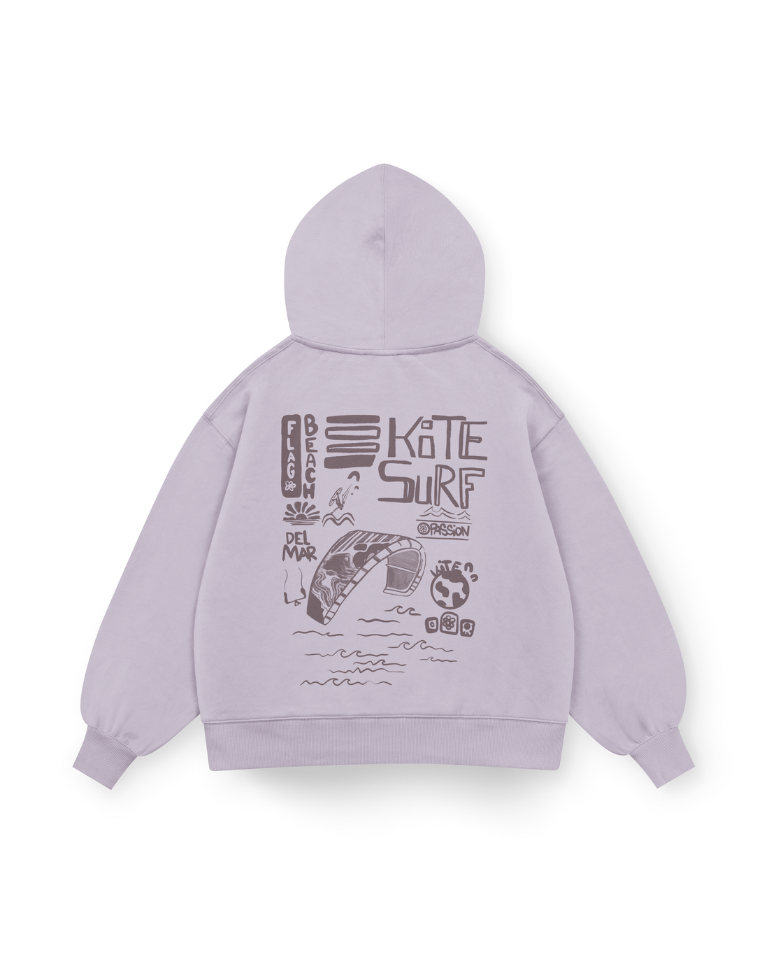 Flag Beach Hoodie Oversized