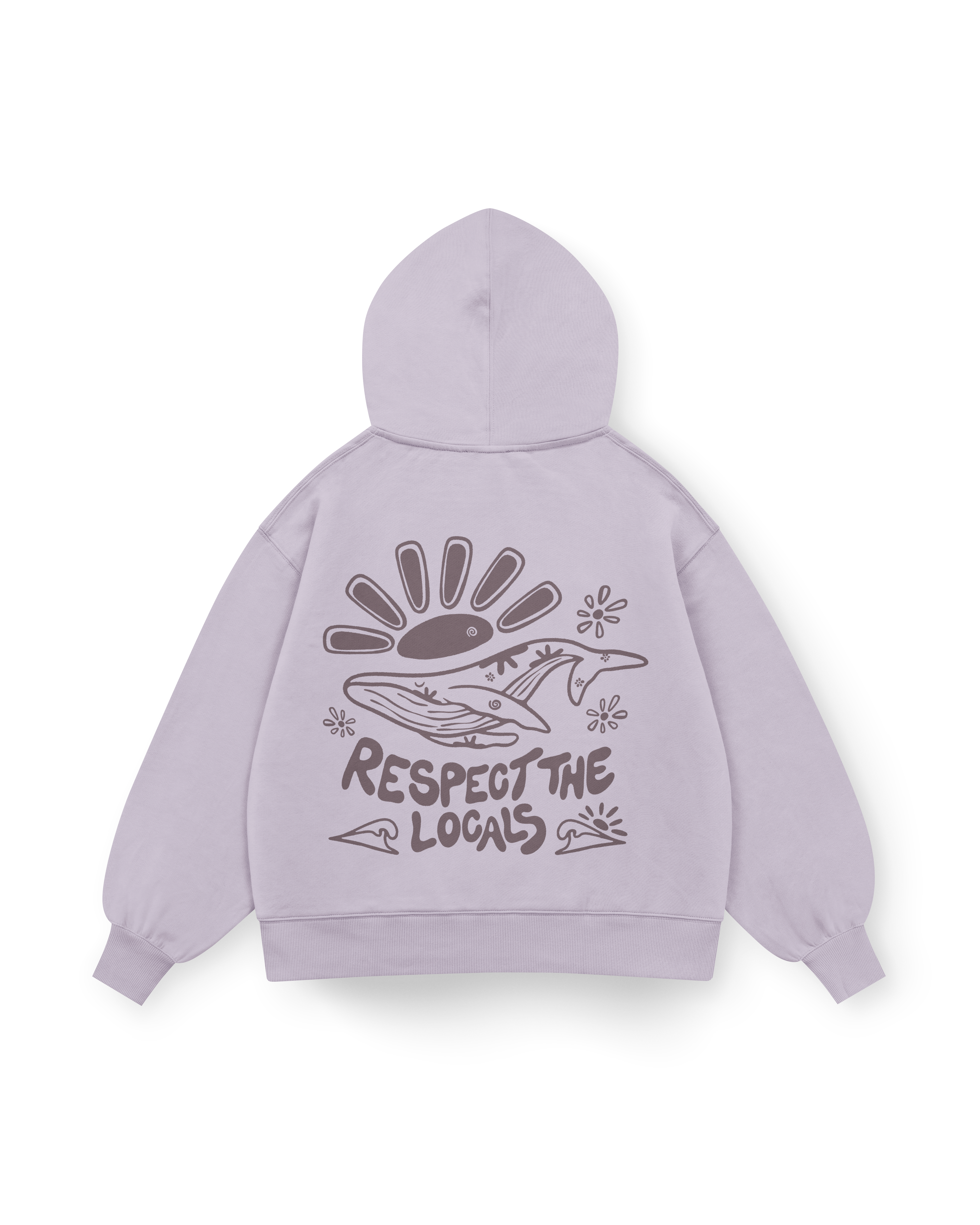Respect The Locals Hoodie Oversized