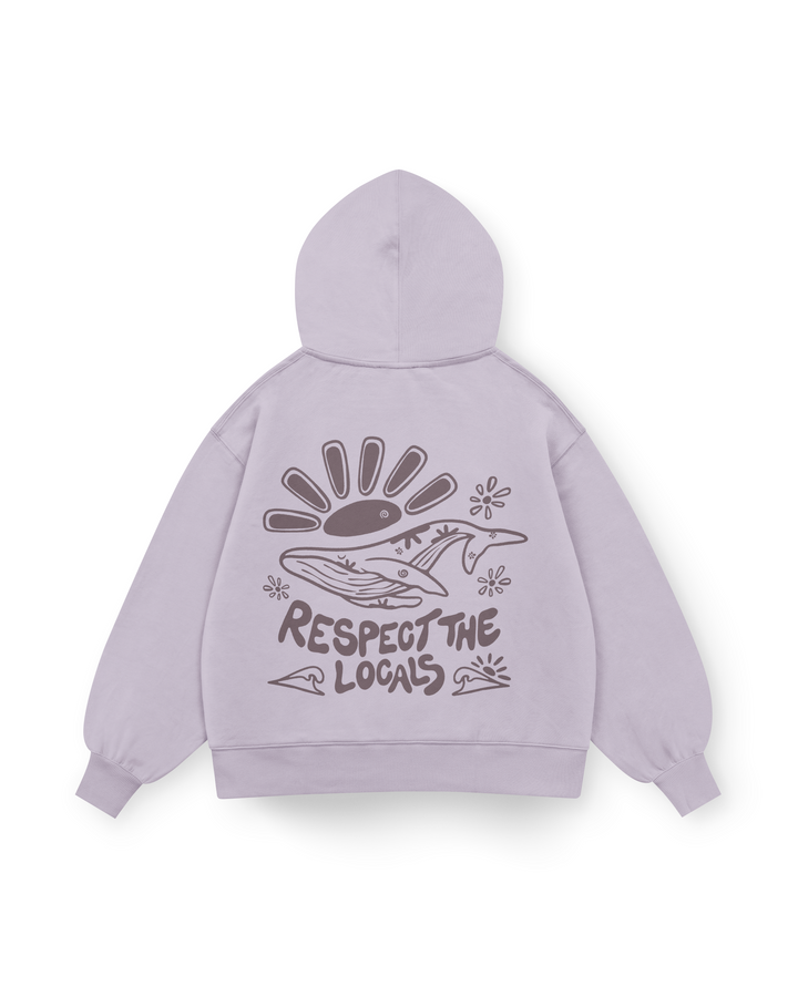 Respect The Locals Hoodie Oversized