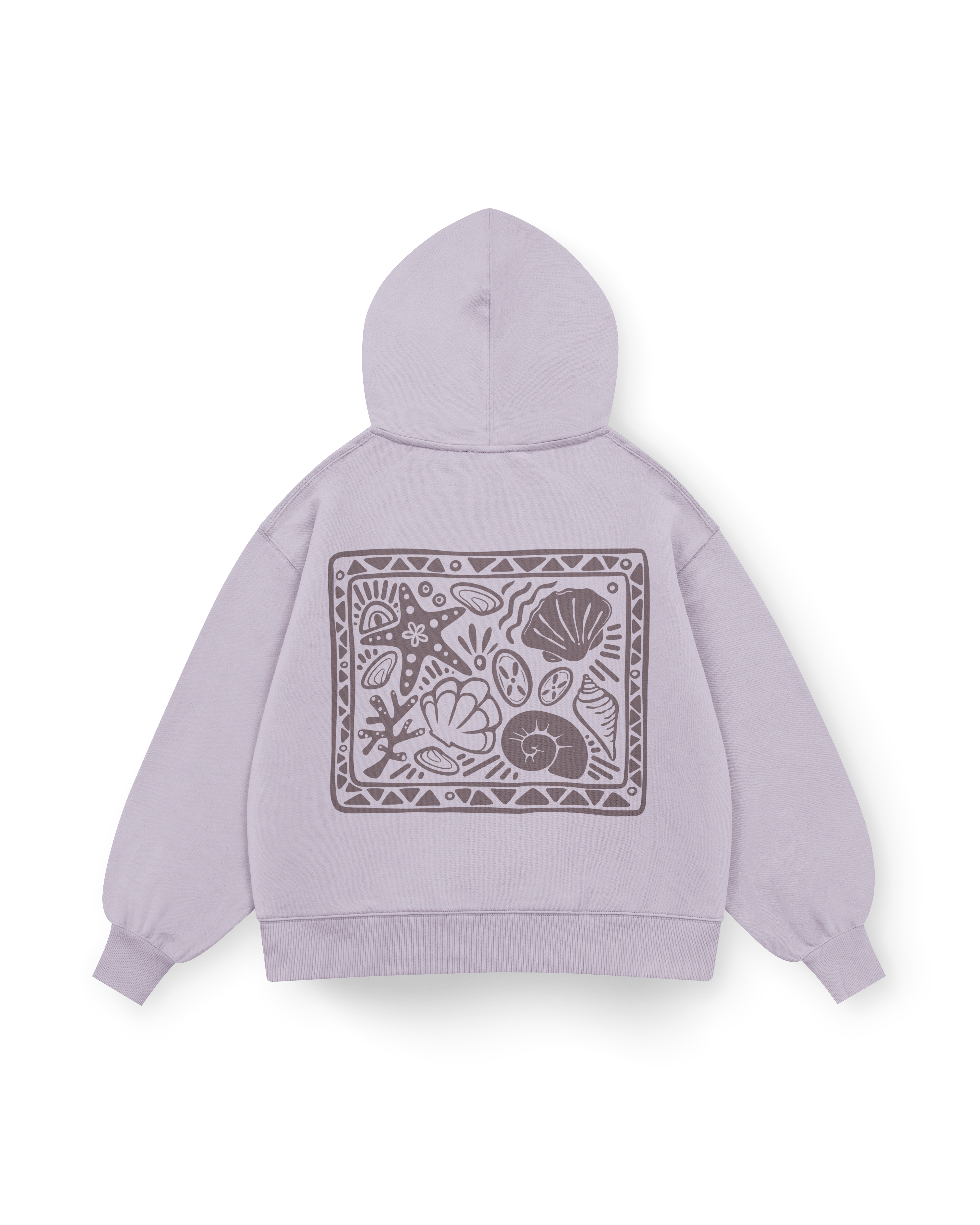 Seashell Party Hoodie Oversized