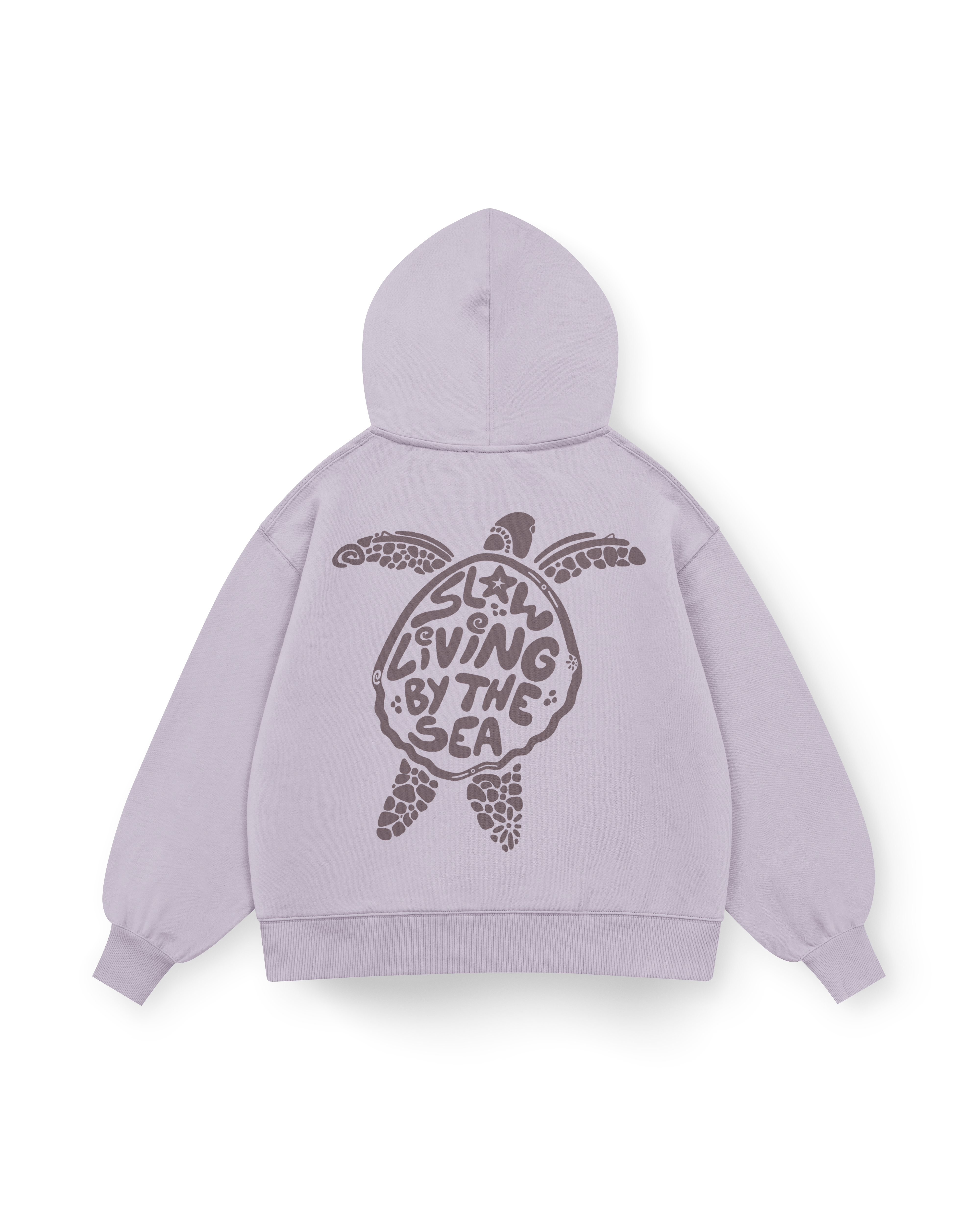 Slow Living By The Sea Hoodie Oversized