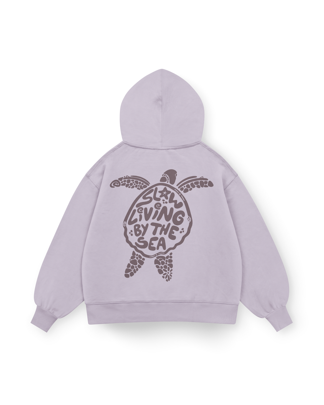 Slow Living By The Sea Hoodie Oversized