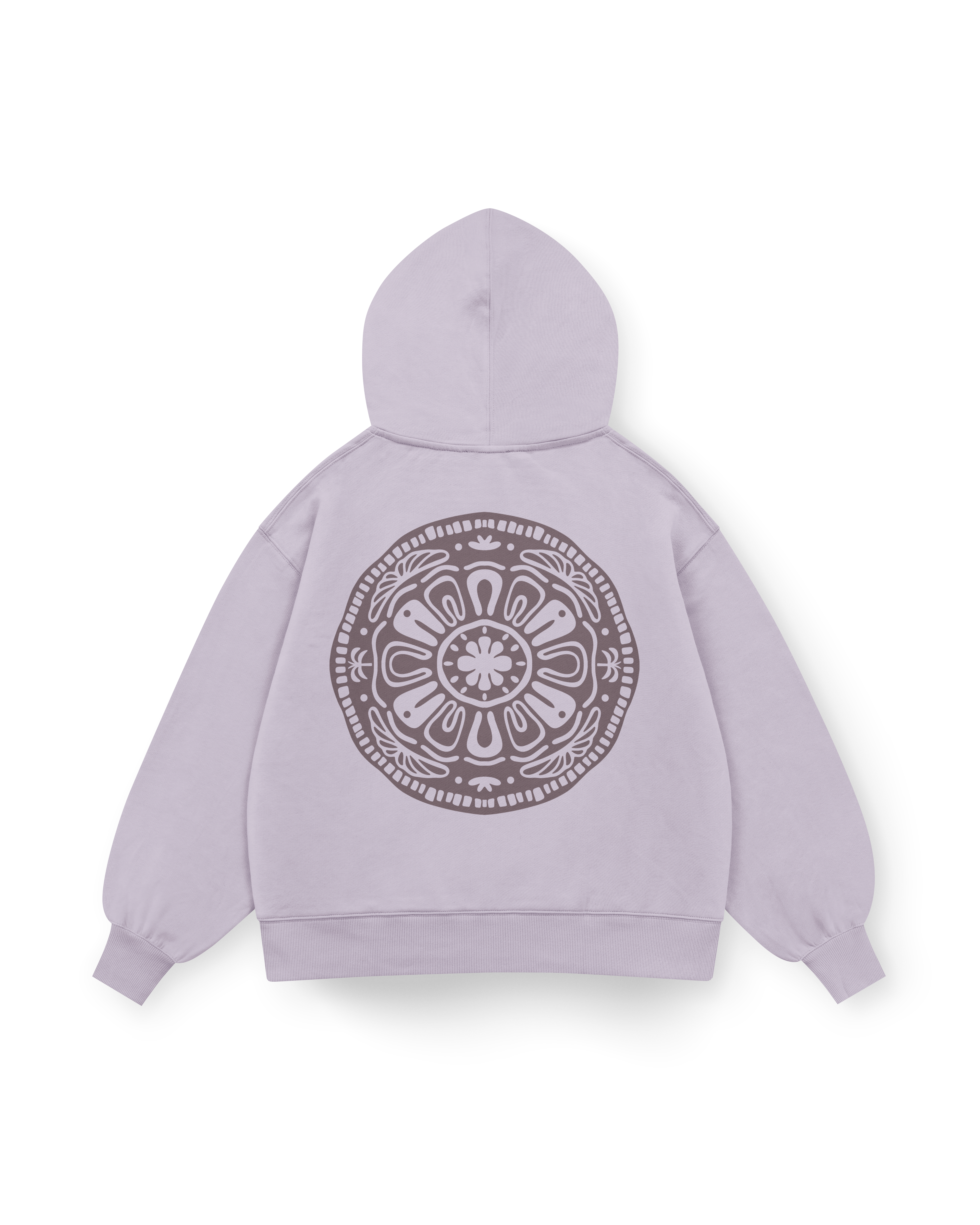 Surf Geometric Hoodie Oversized