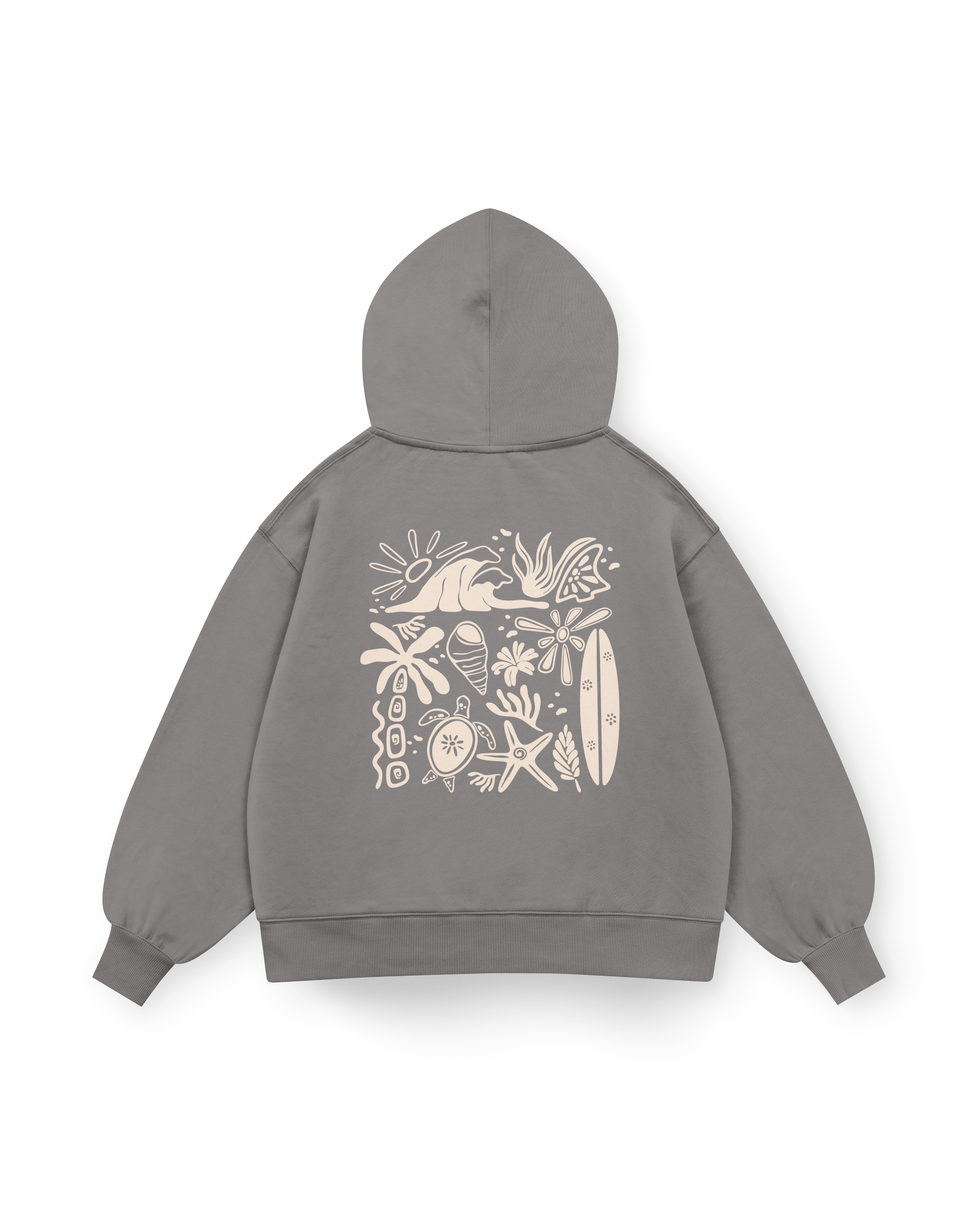 Beachy Vibes Hoodie Oversized