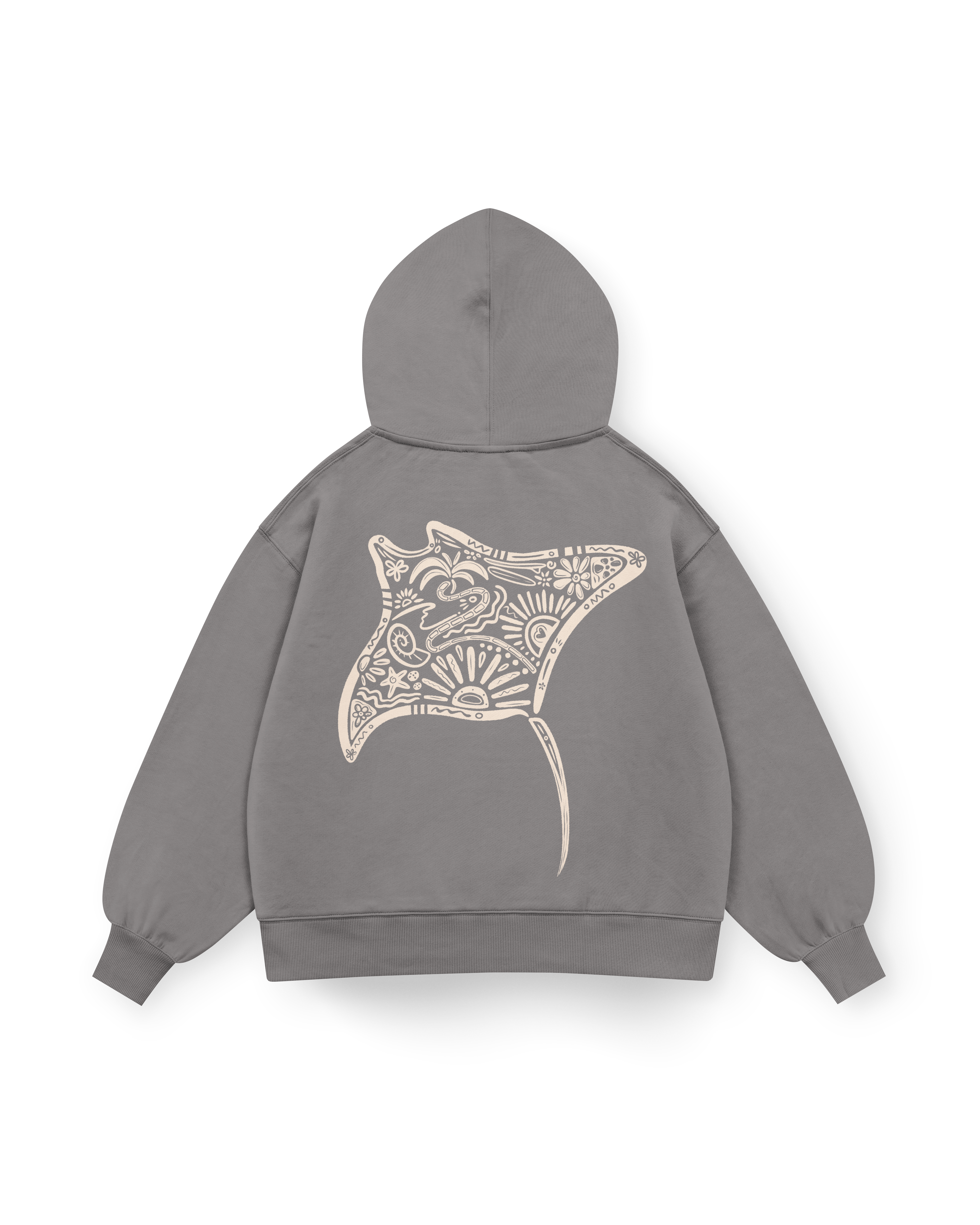 Manta Ray Hoodie Oversized