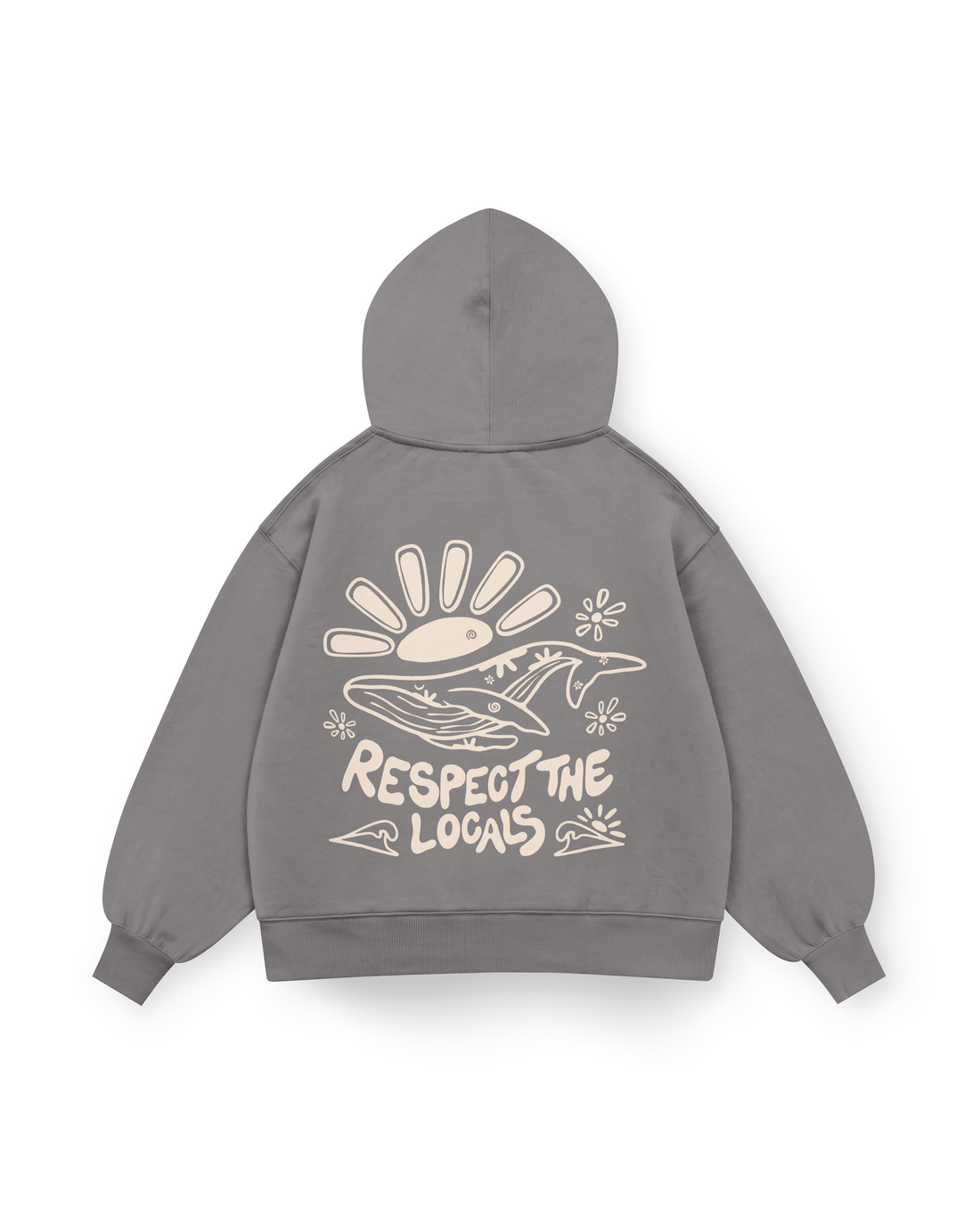 Respect The Locals Hoodie Oversized