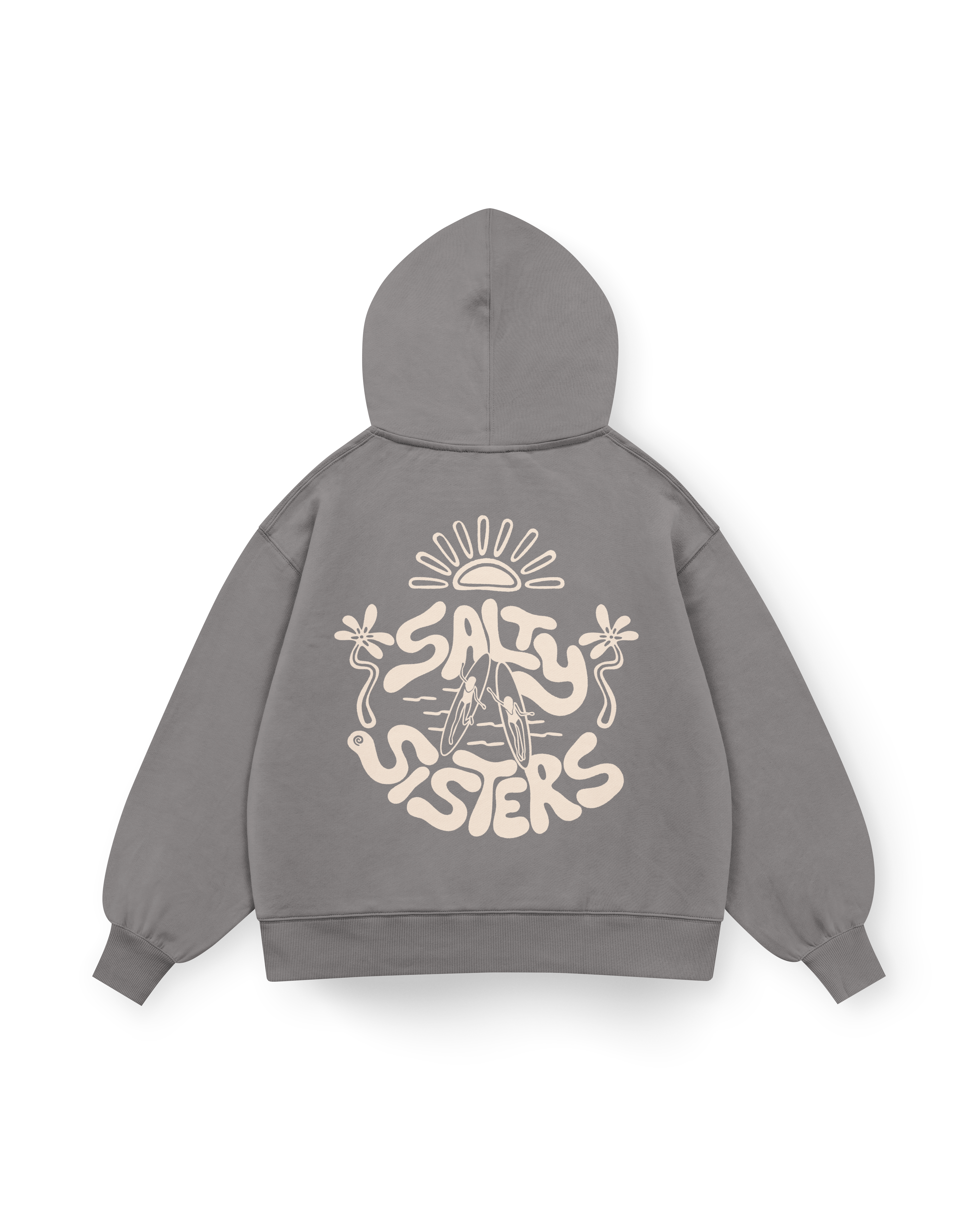 Salty Sister Hoodie Oversized