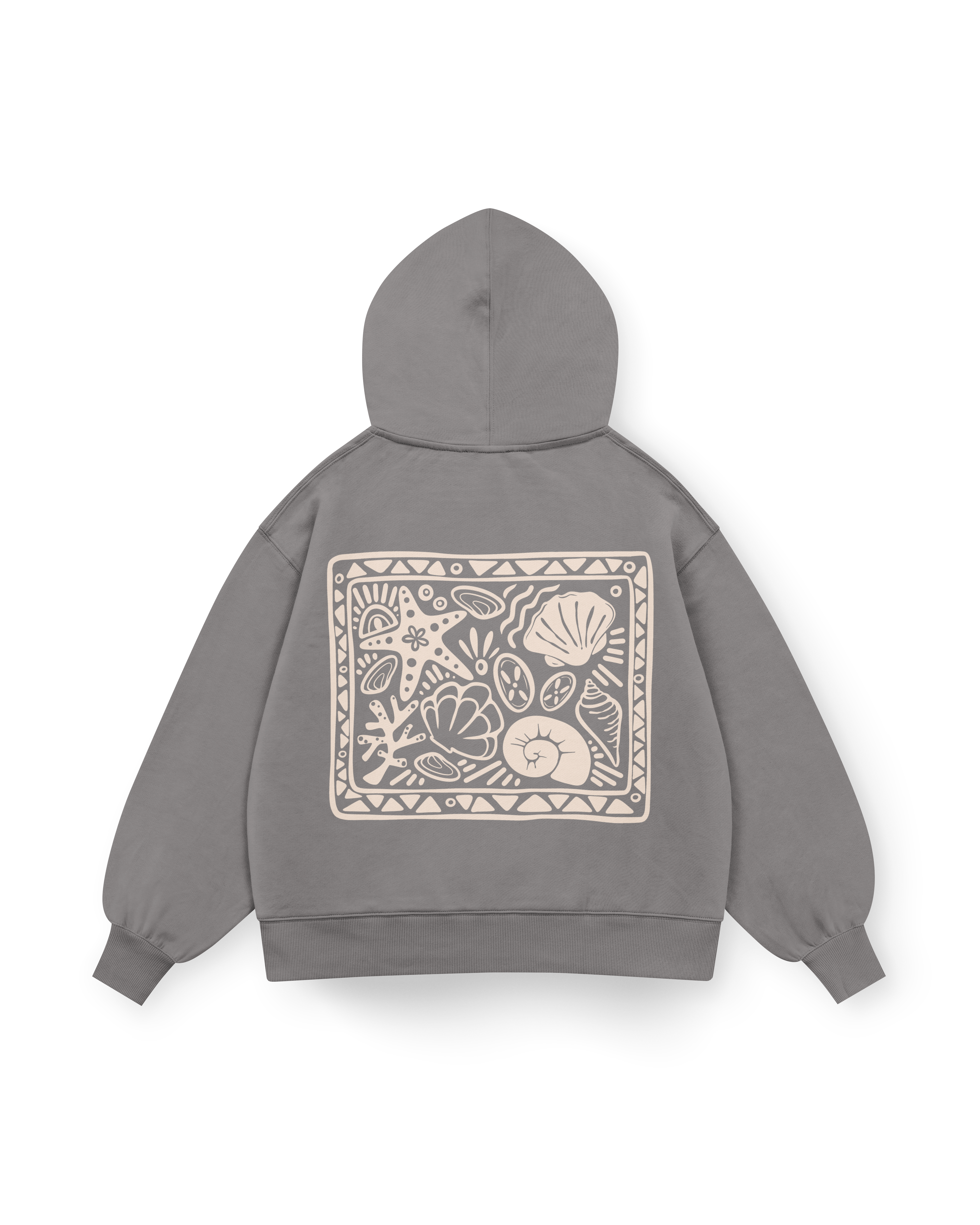 Seashell Party Hoodie Oversized