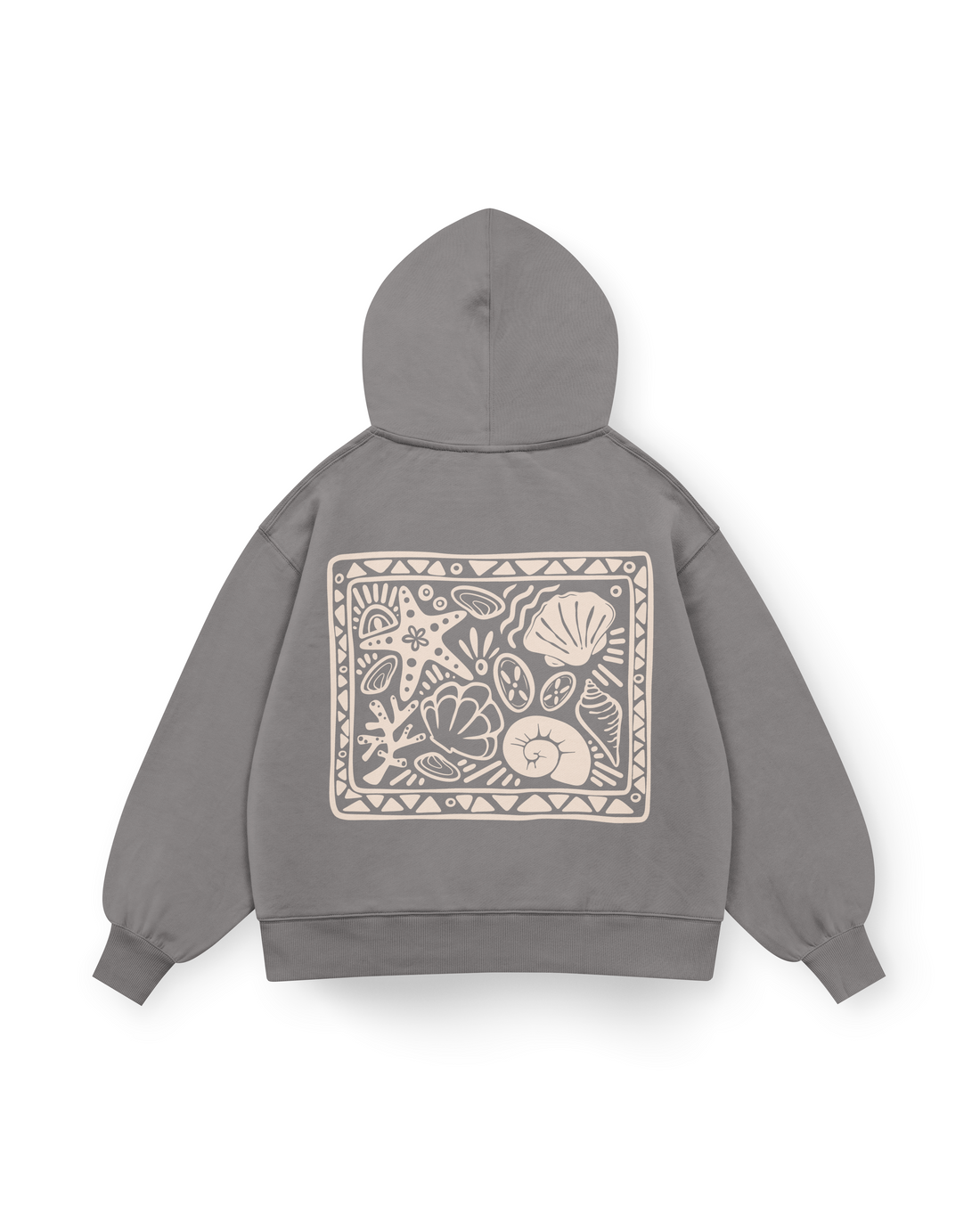 Seashell Party Hoodie Oversized