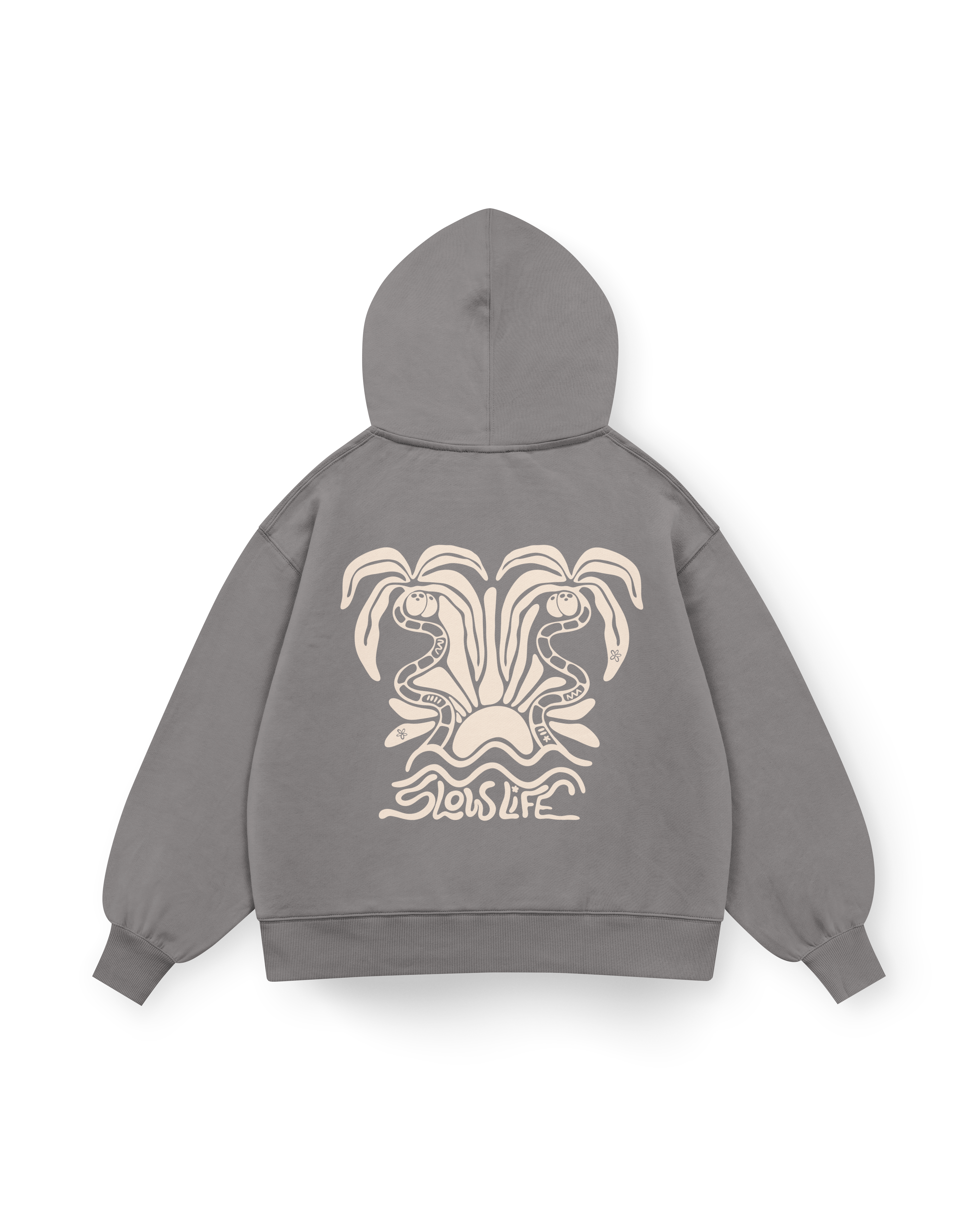 Slow Life Hoodie Oversized