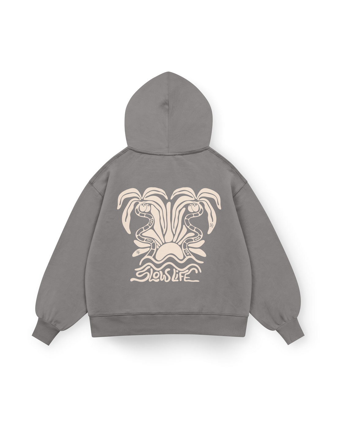 Slow Life Hoodie Oversized