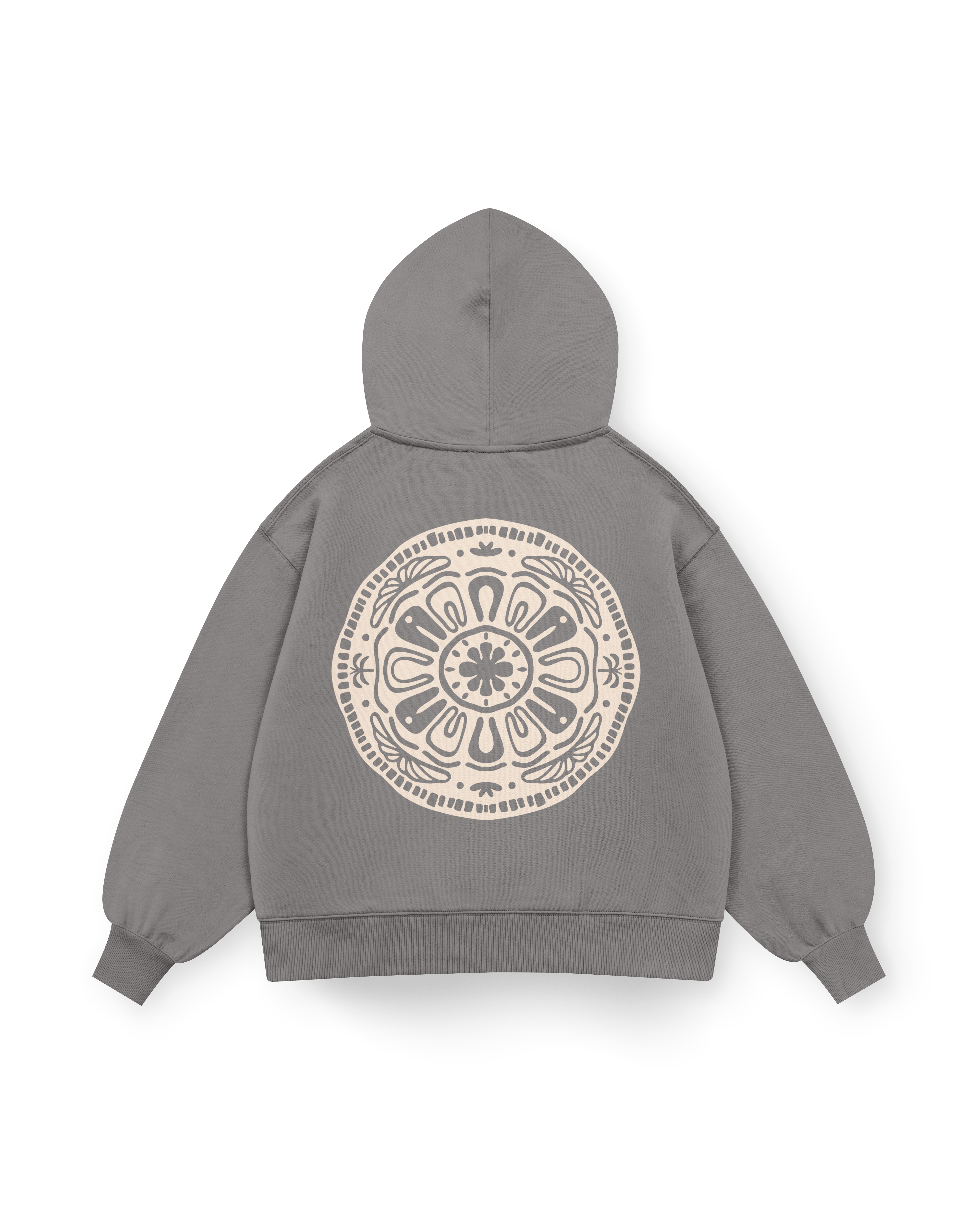 Surf Geometric Hoodie Oversized