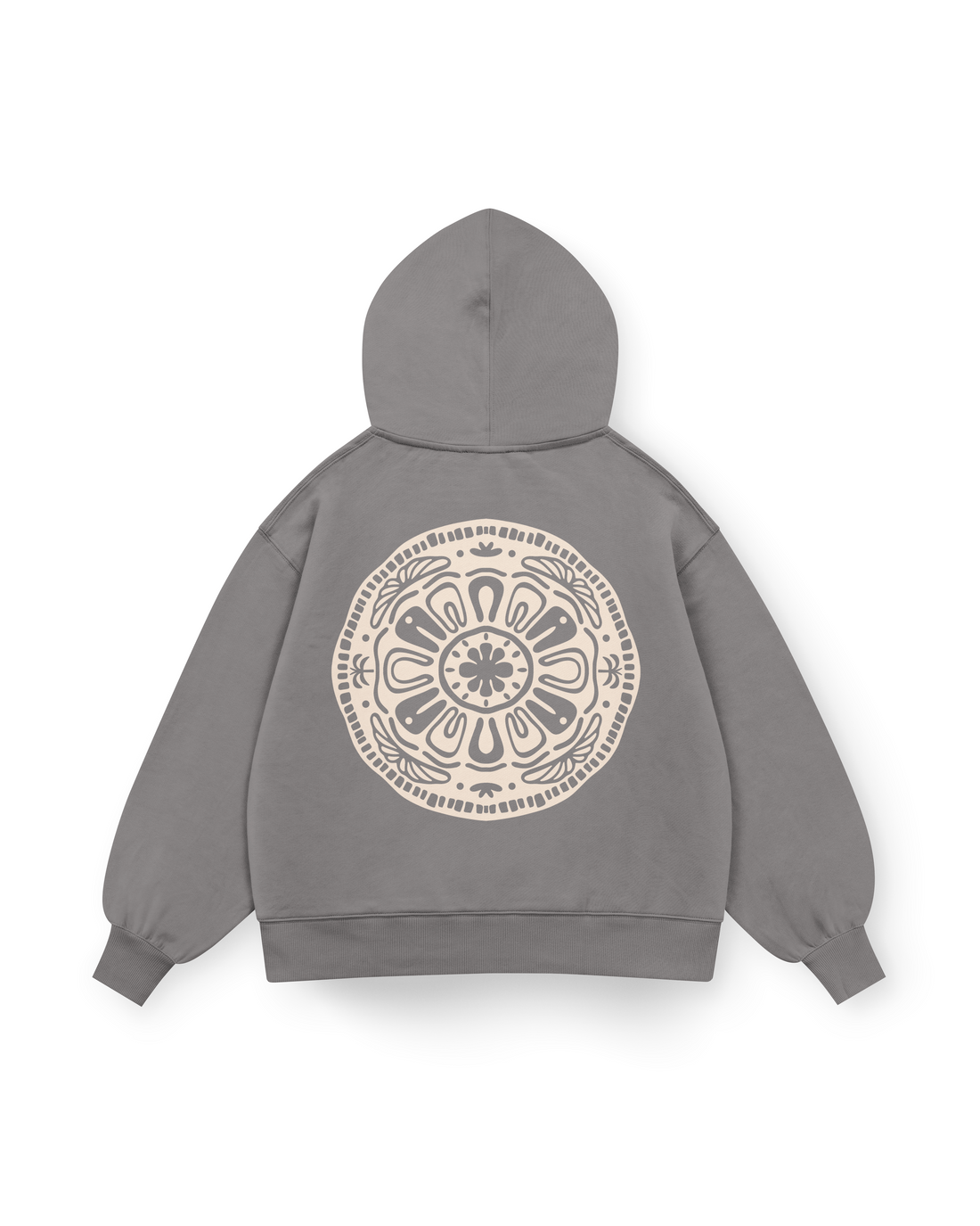 Surf Geometric Hoodie Oversized