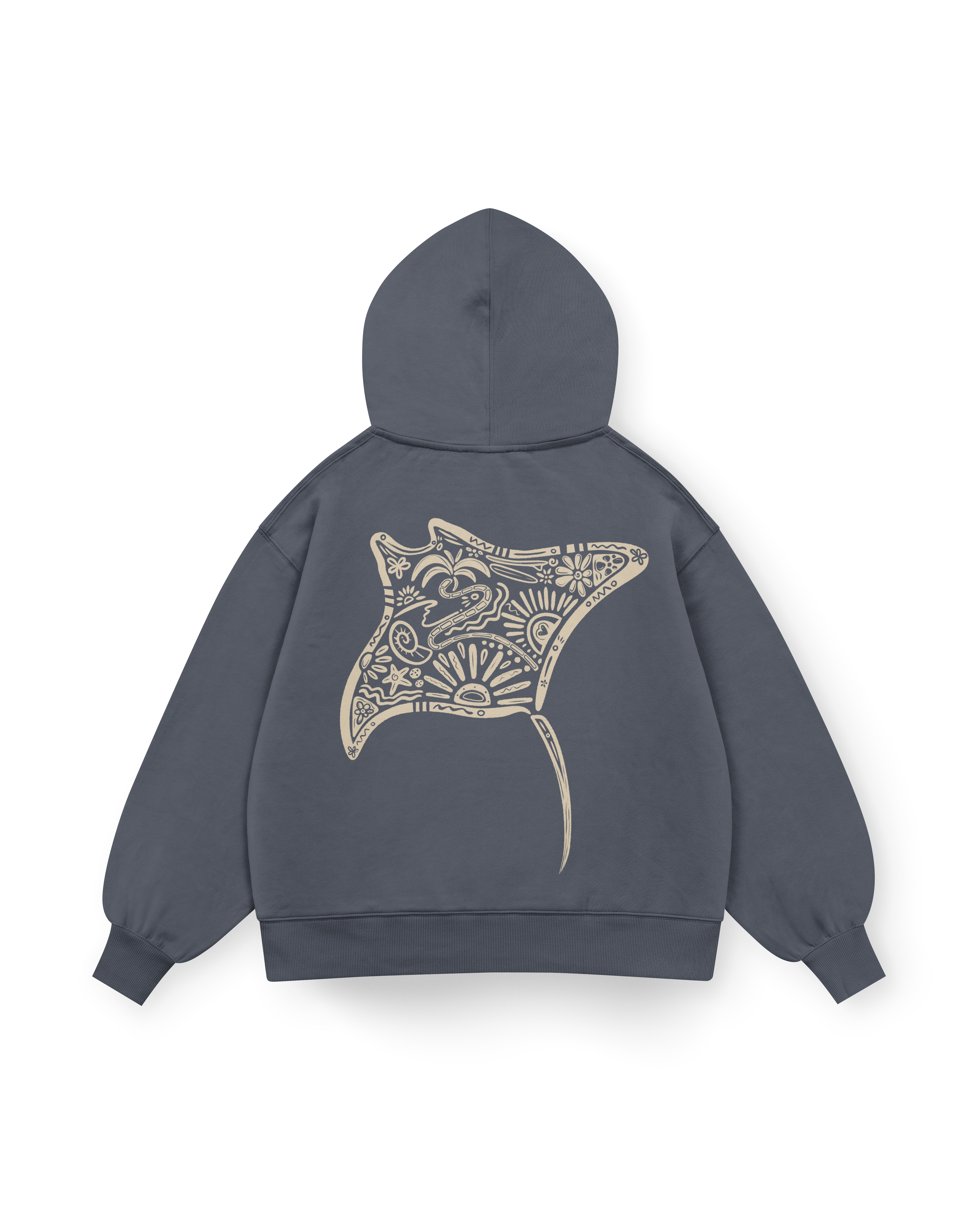 Manta Ray Hoodie Oversized