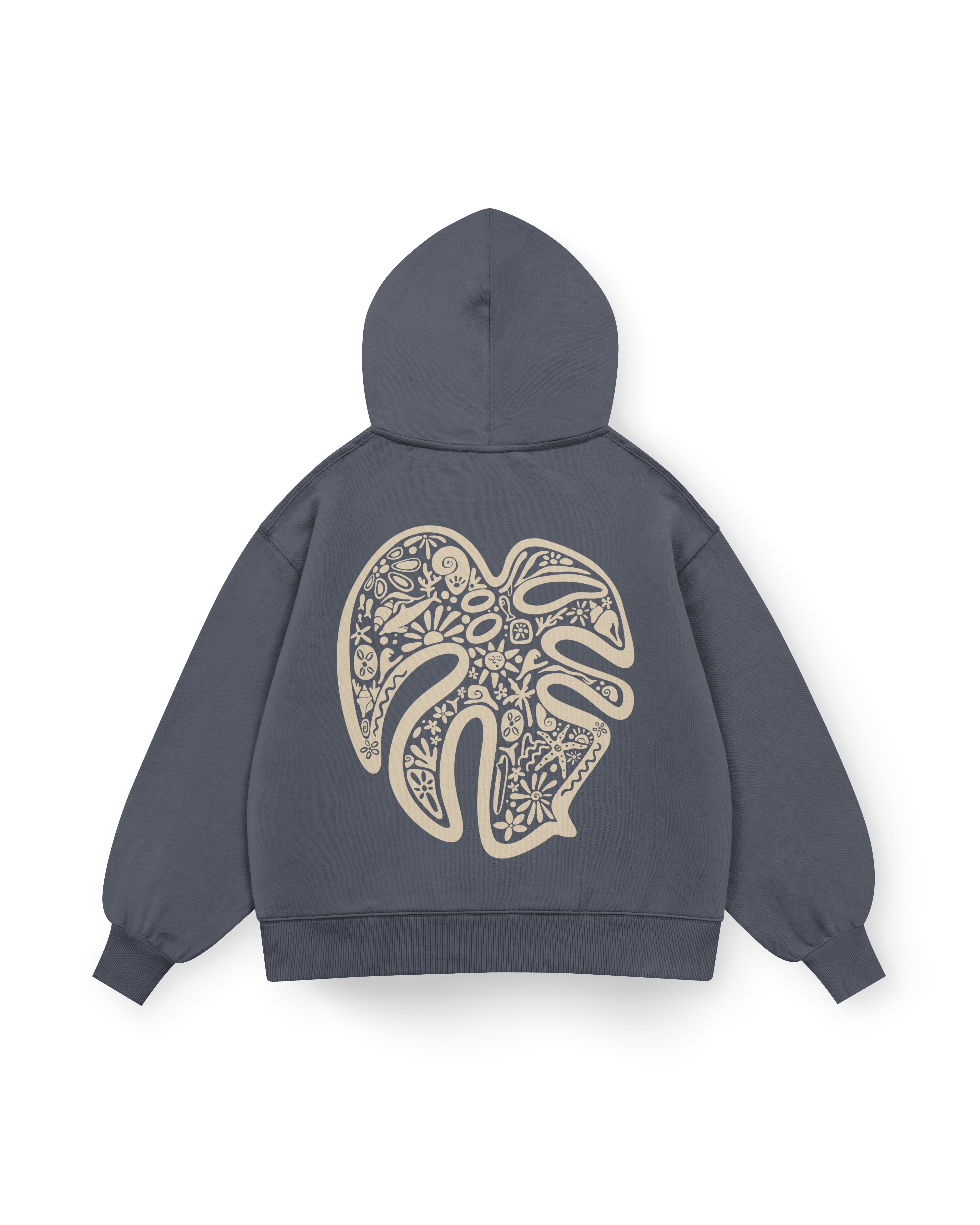 Monstera Hoodie Oversized
