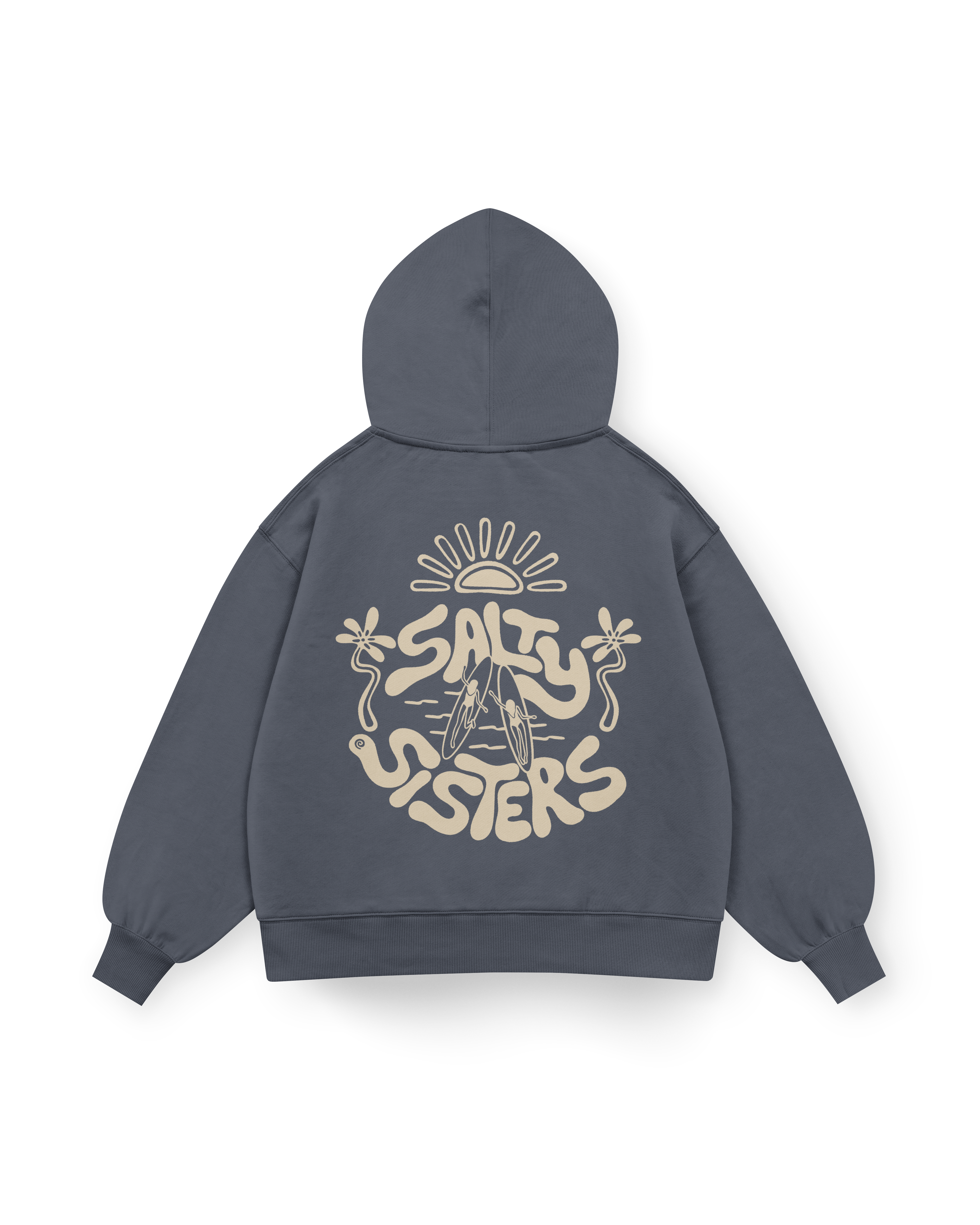Salty Sister Hoodie Oversized