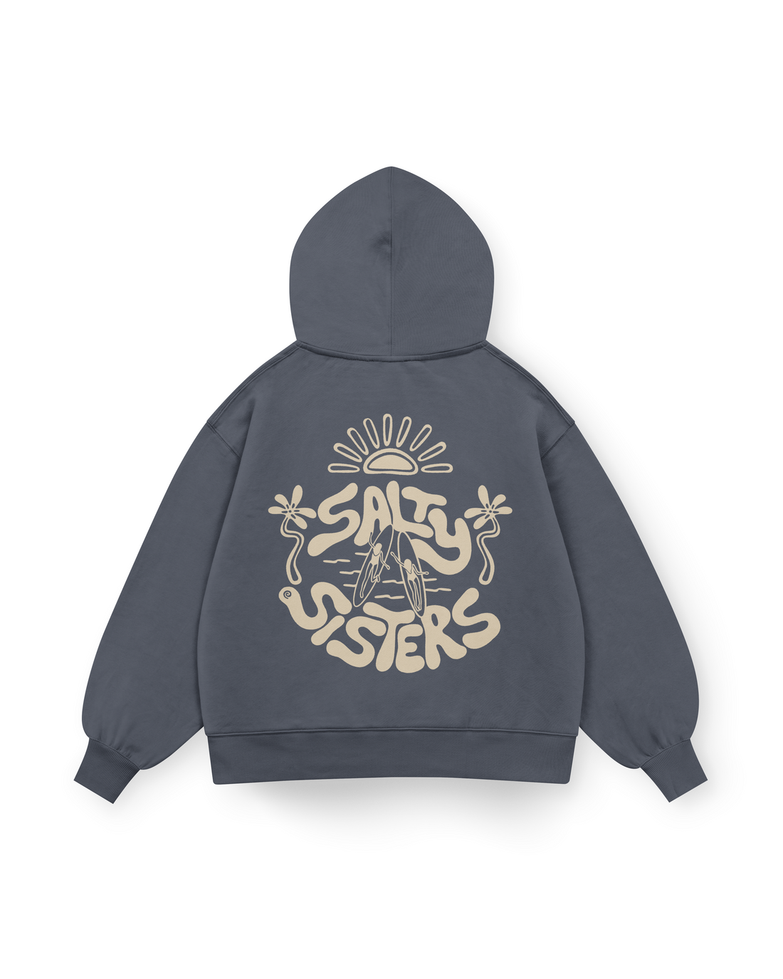 Salty Sister Hoodie Oversized