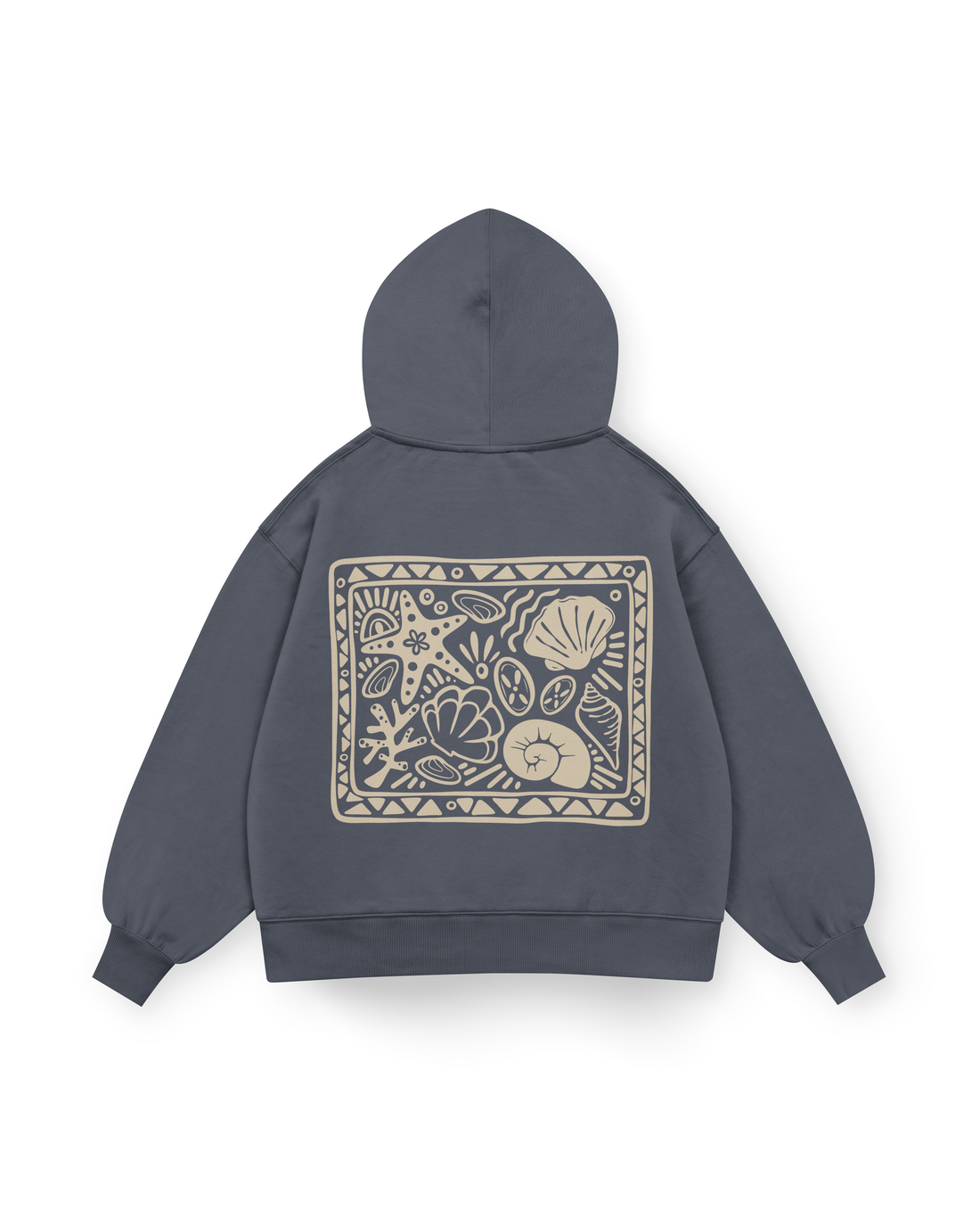 Seashell Party Hoodie Oversized