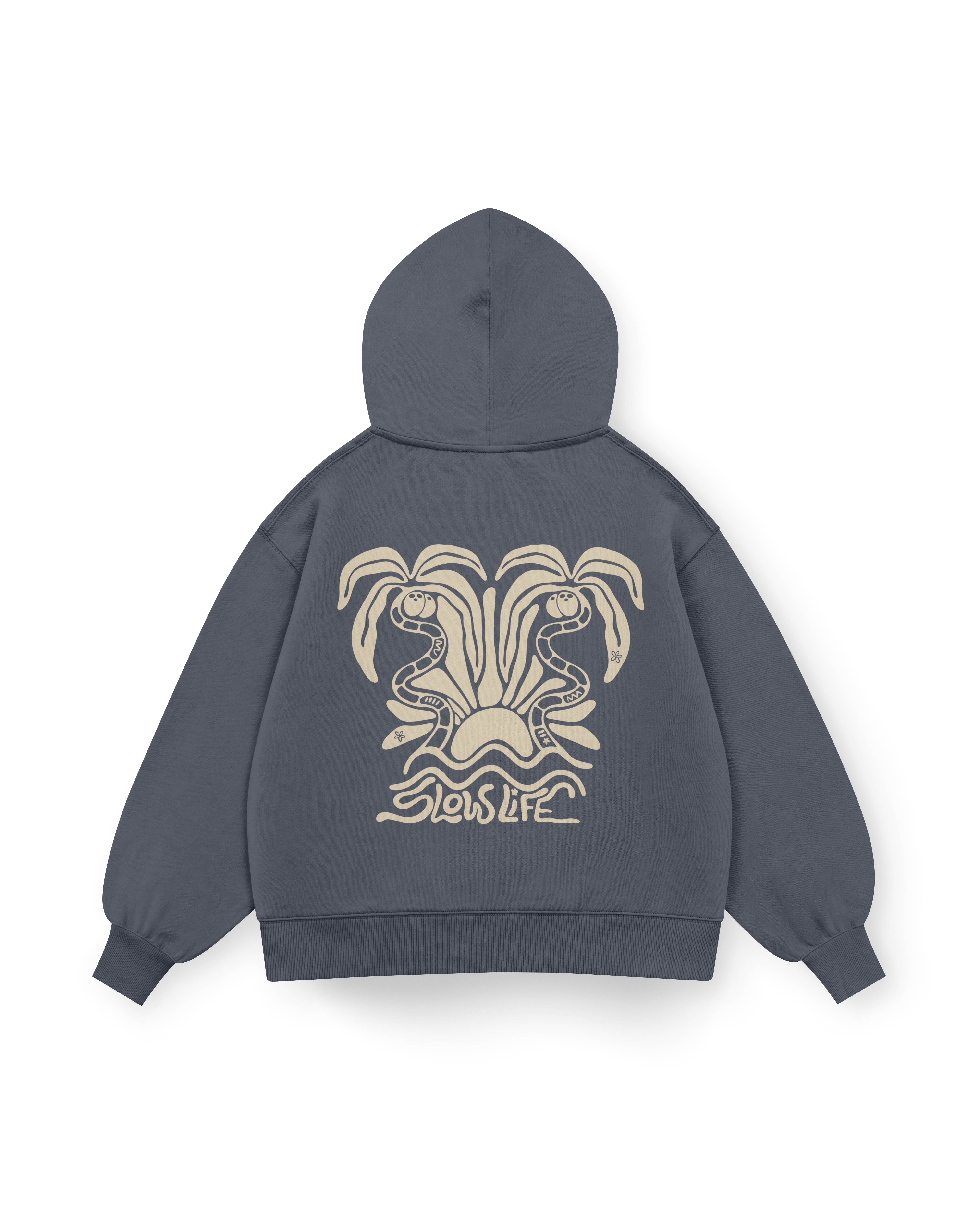 Slow Life Hoodie Oversized