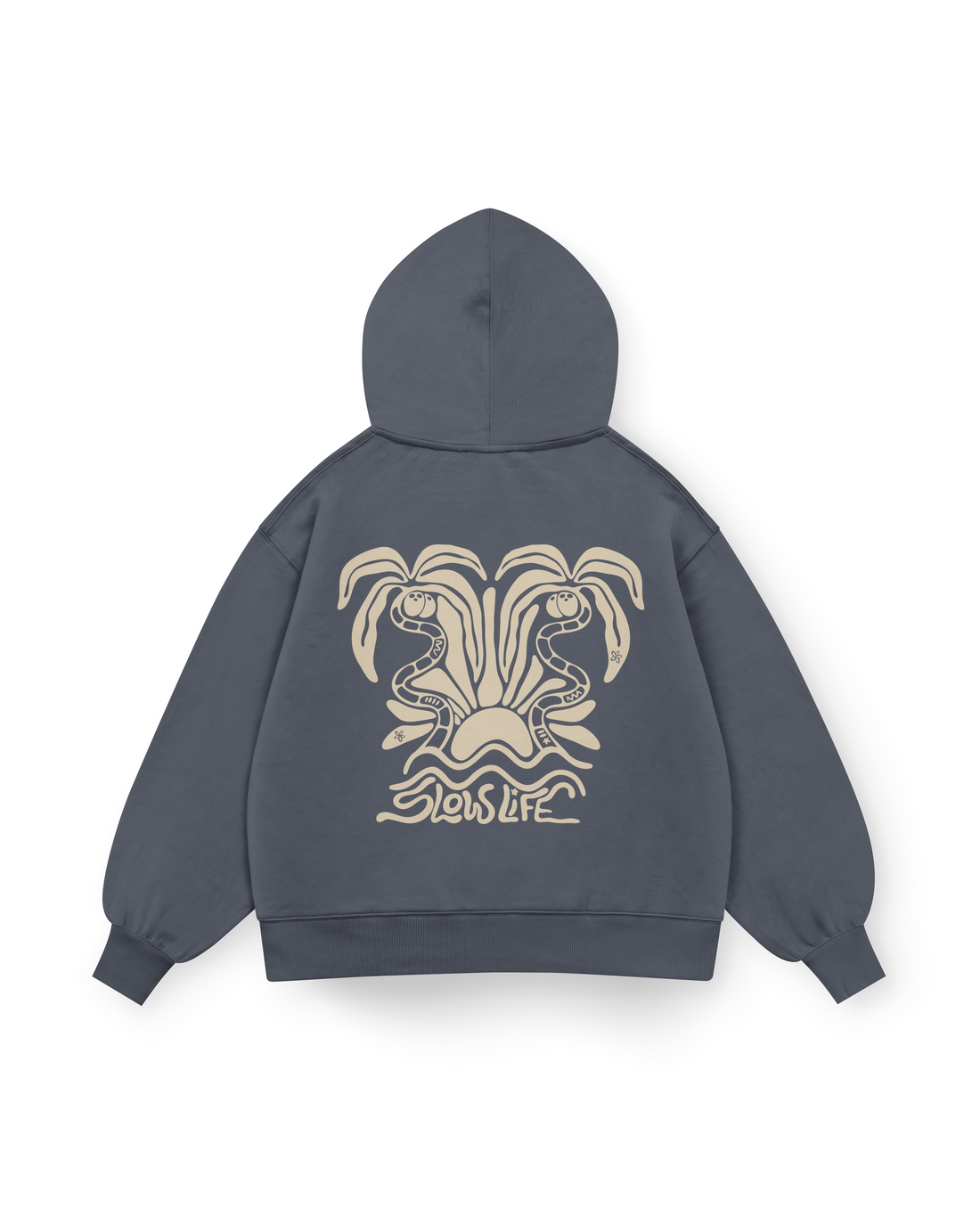 Slow Life Hoodie Oversized