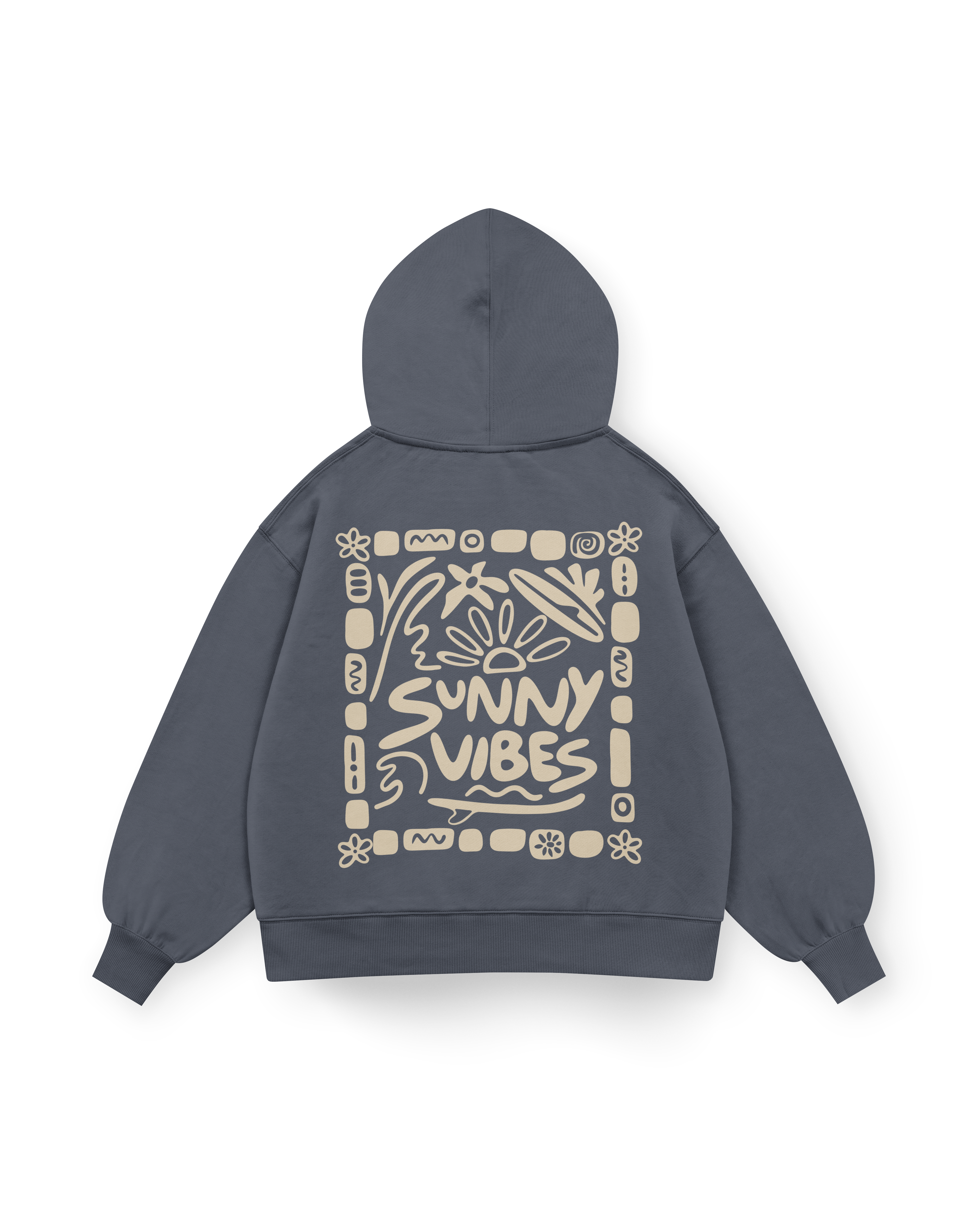 Sunny Vibes Hoodie Oversized