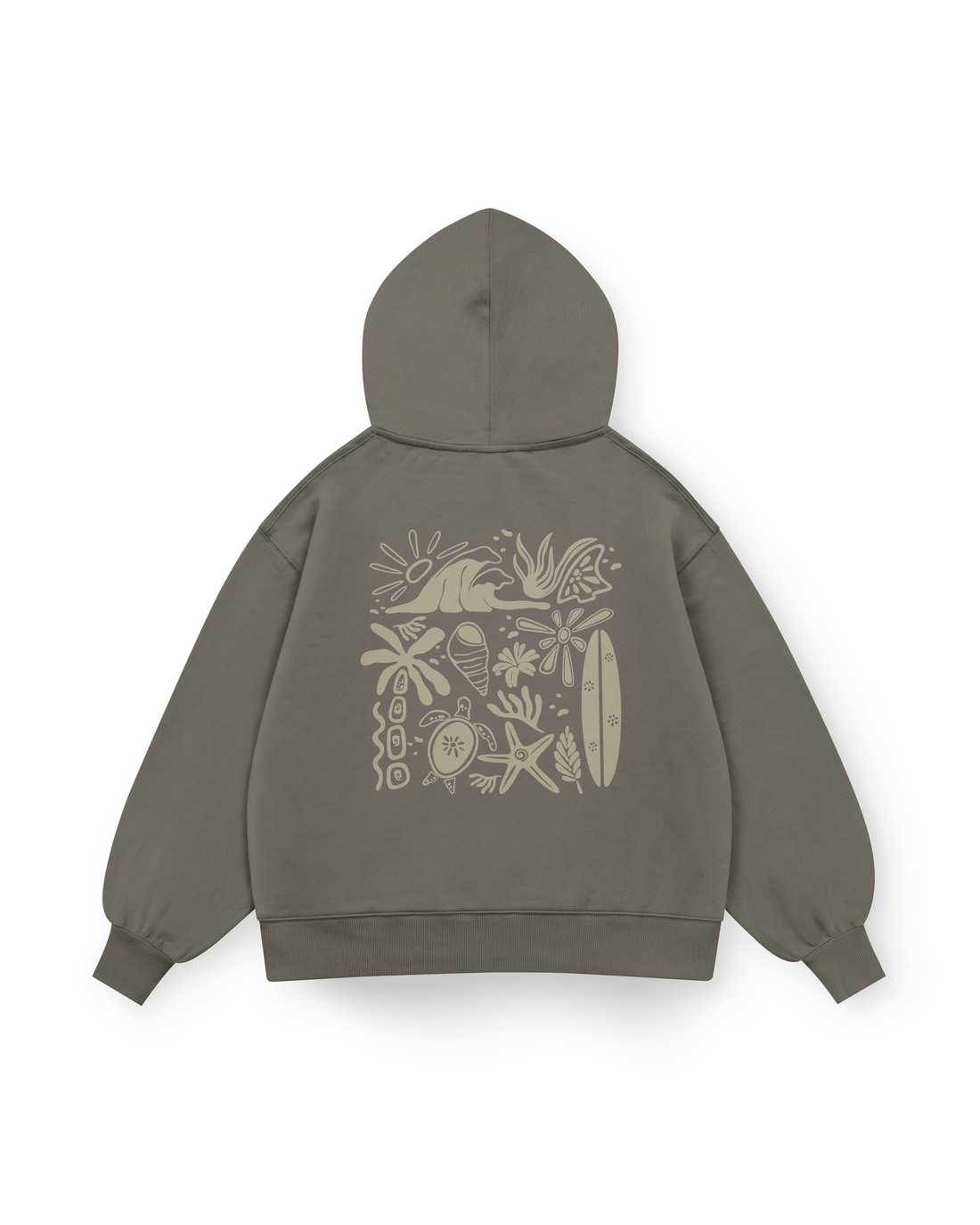 Beachy Vibes Hoodie Oversized