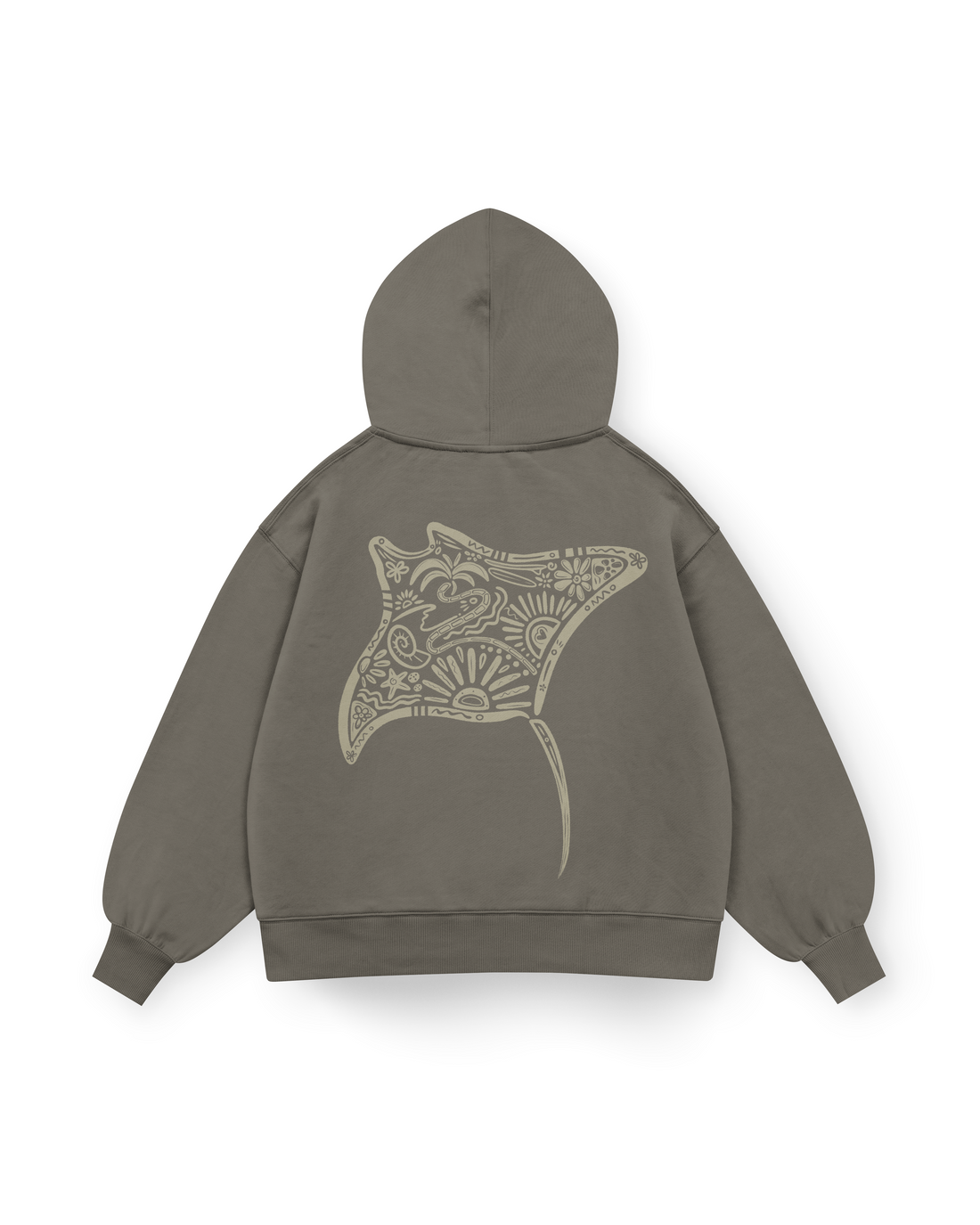 Manta Ray Hoodie Oversized