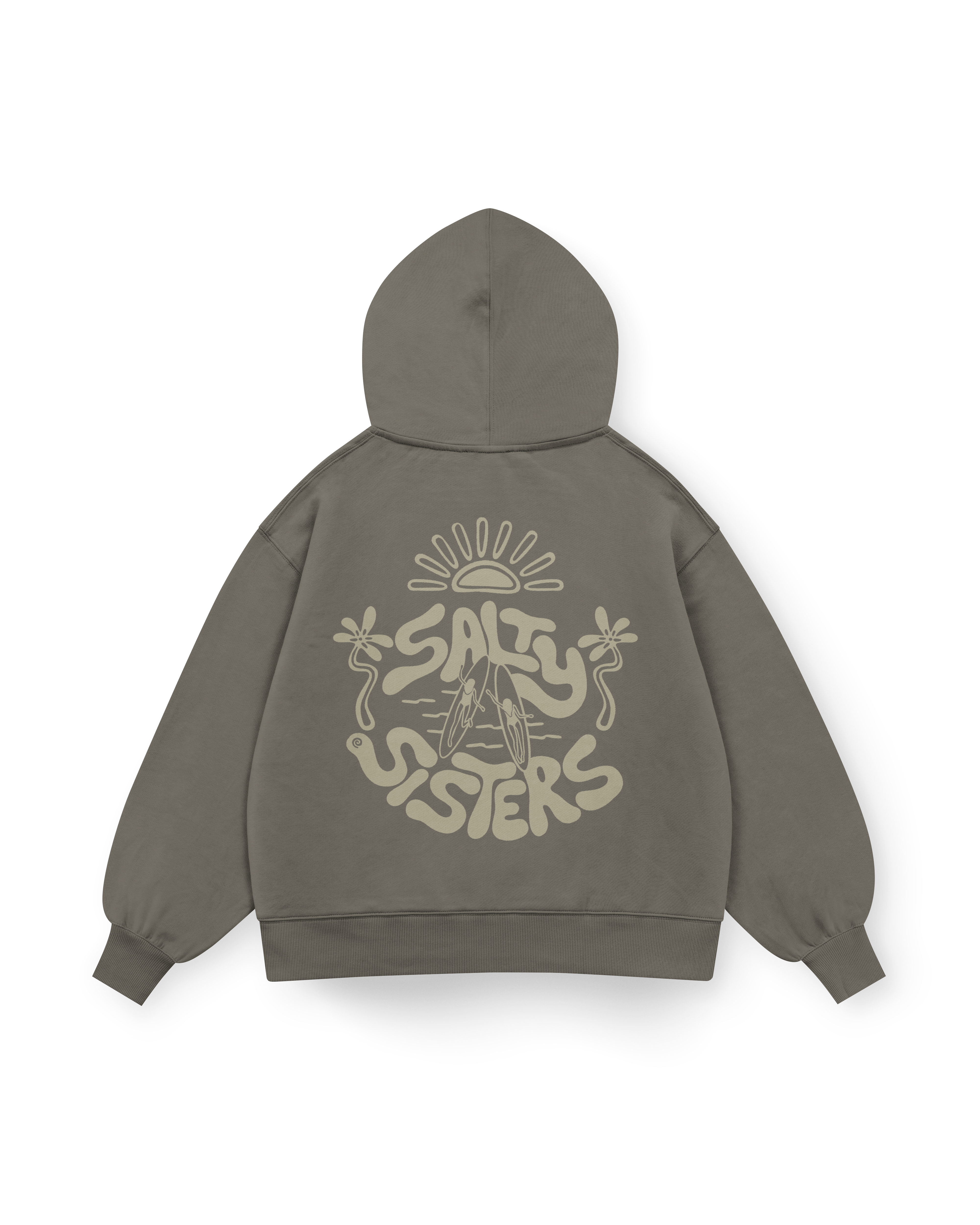 Salty Sister Hoodie Oversized