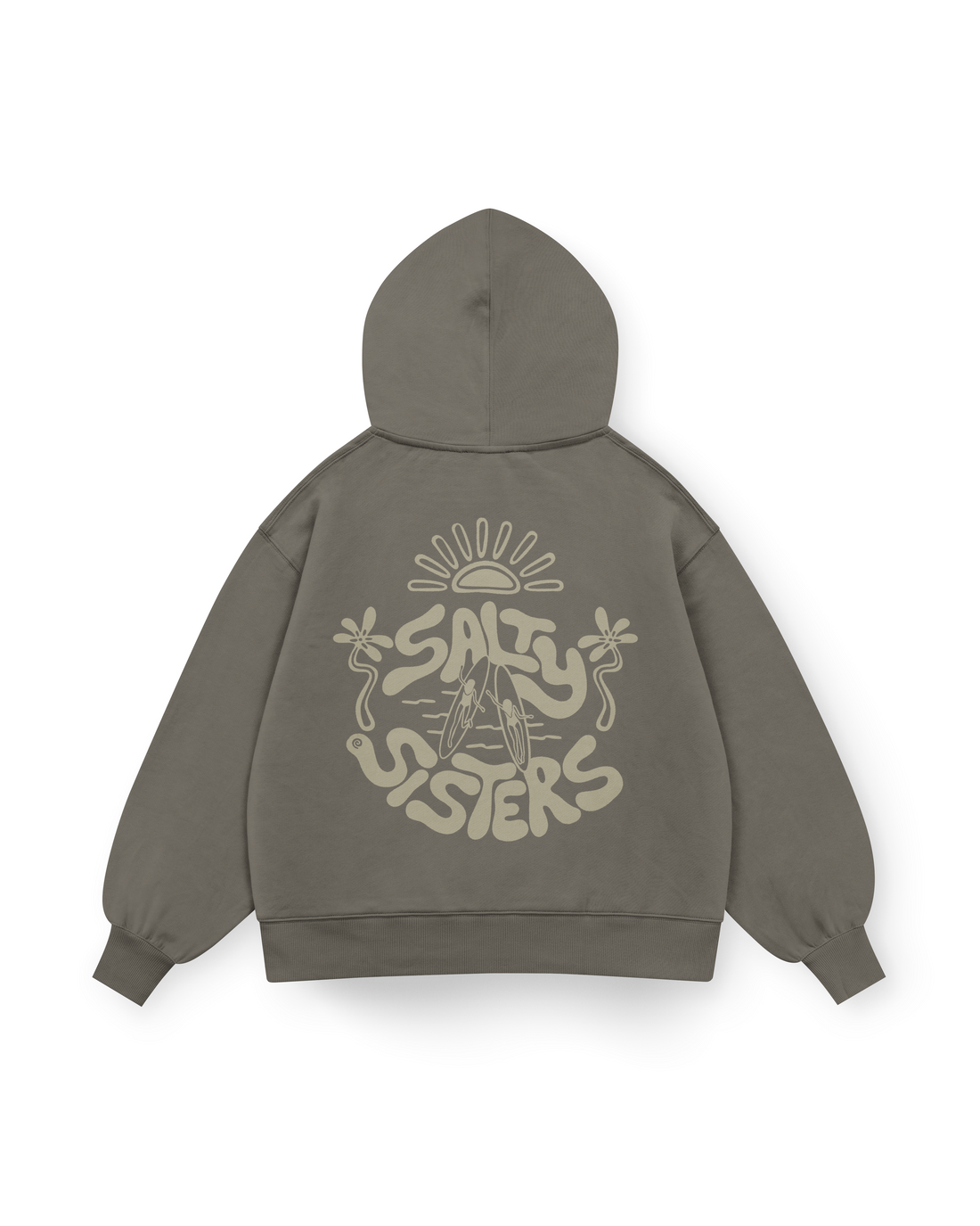Salty Sister Hoodie Oversized