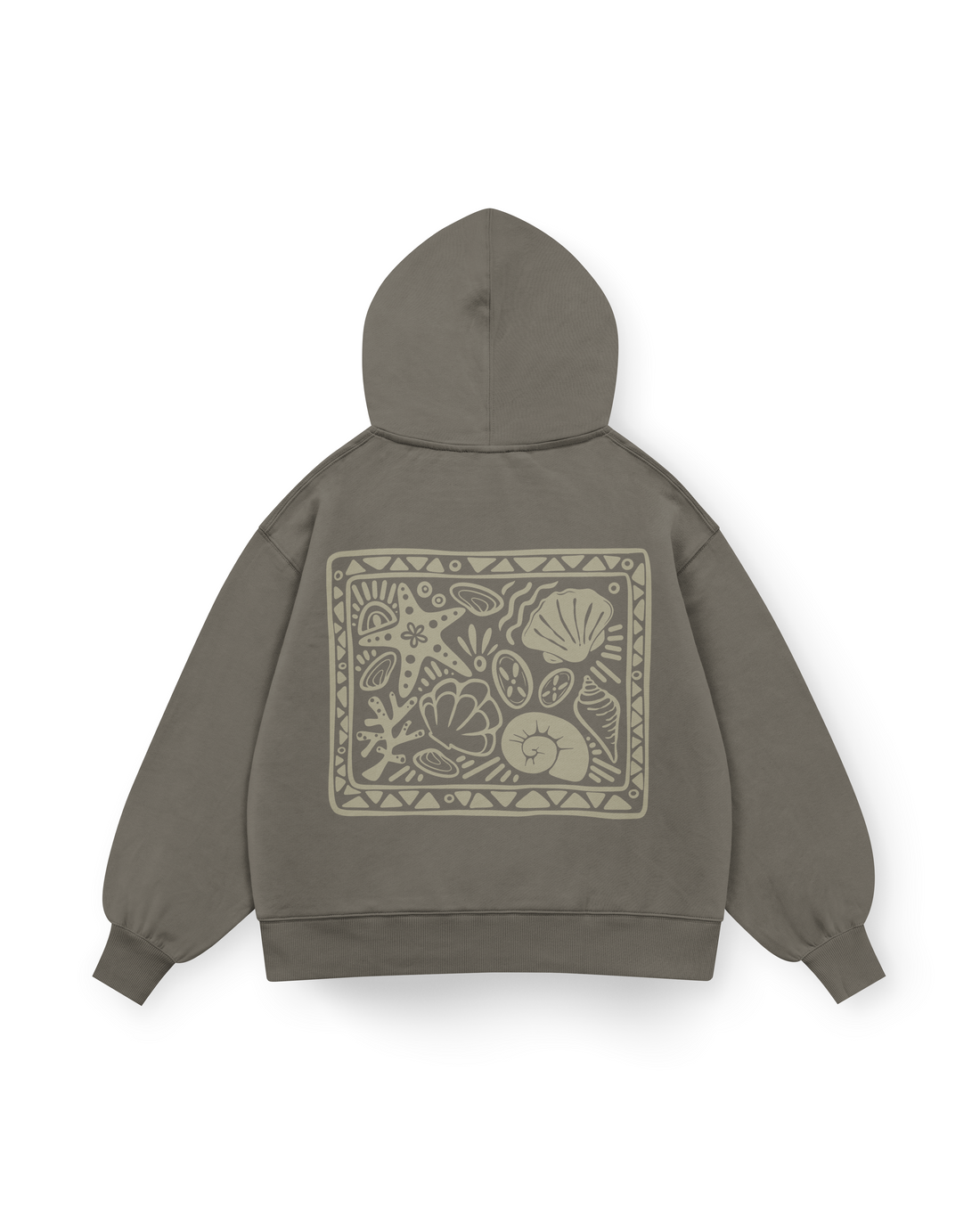 Seashell Party Hoodie Oversized