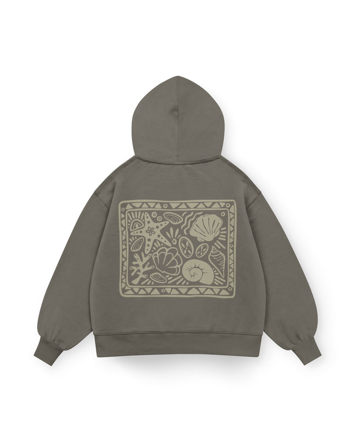 Seashell Party Hoodie Oversized