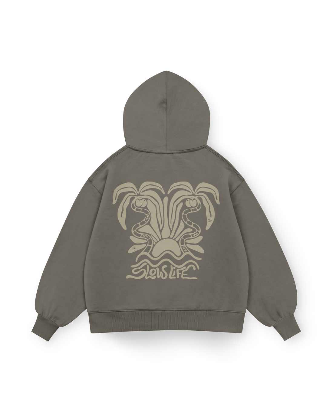 Slow Life Hoodie Oversized