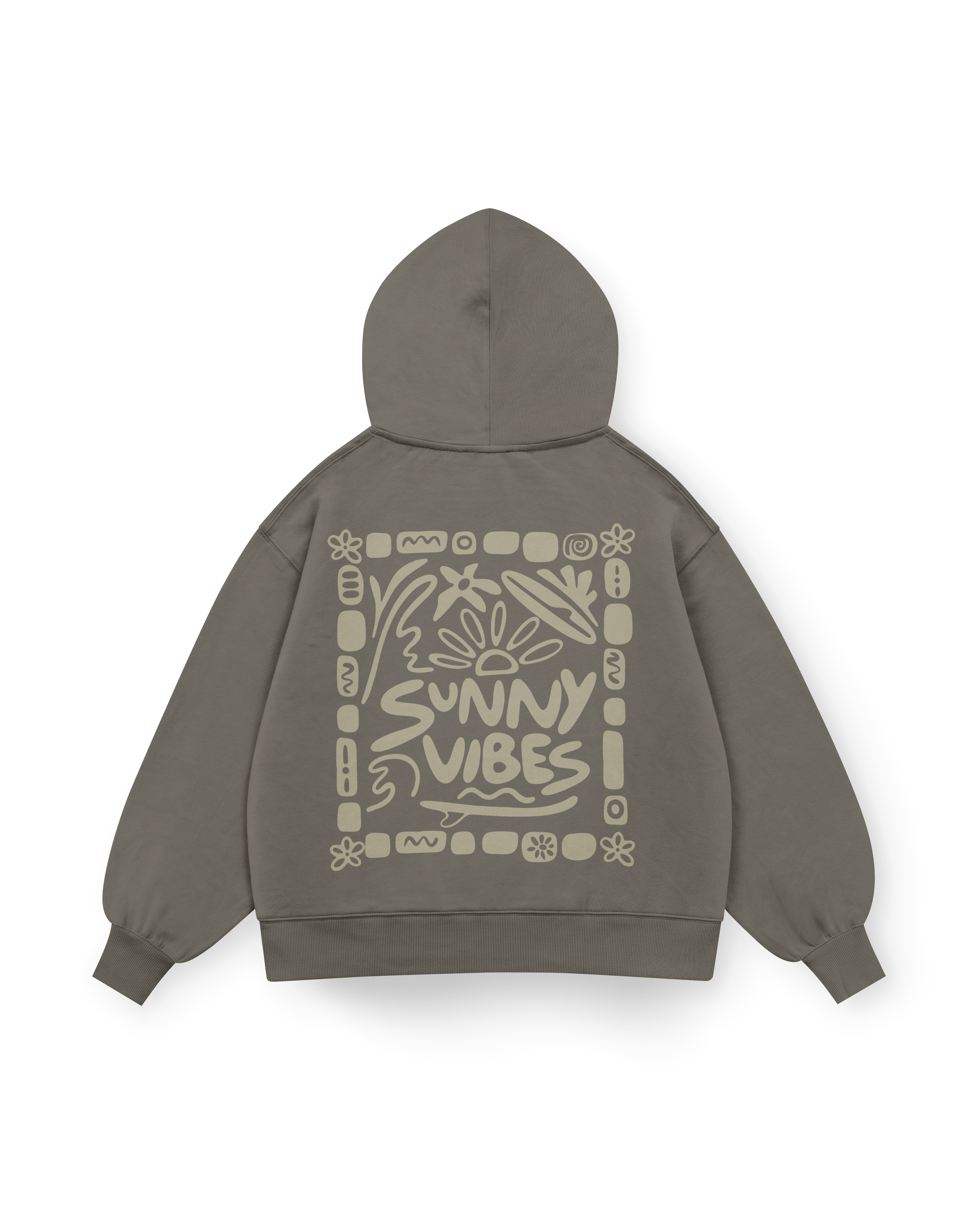 Sunny Vibes Hoodie Oversized