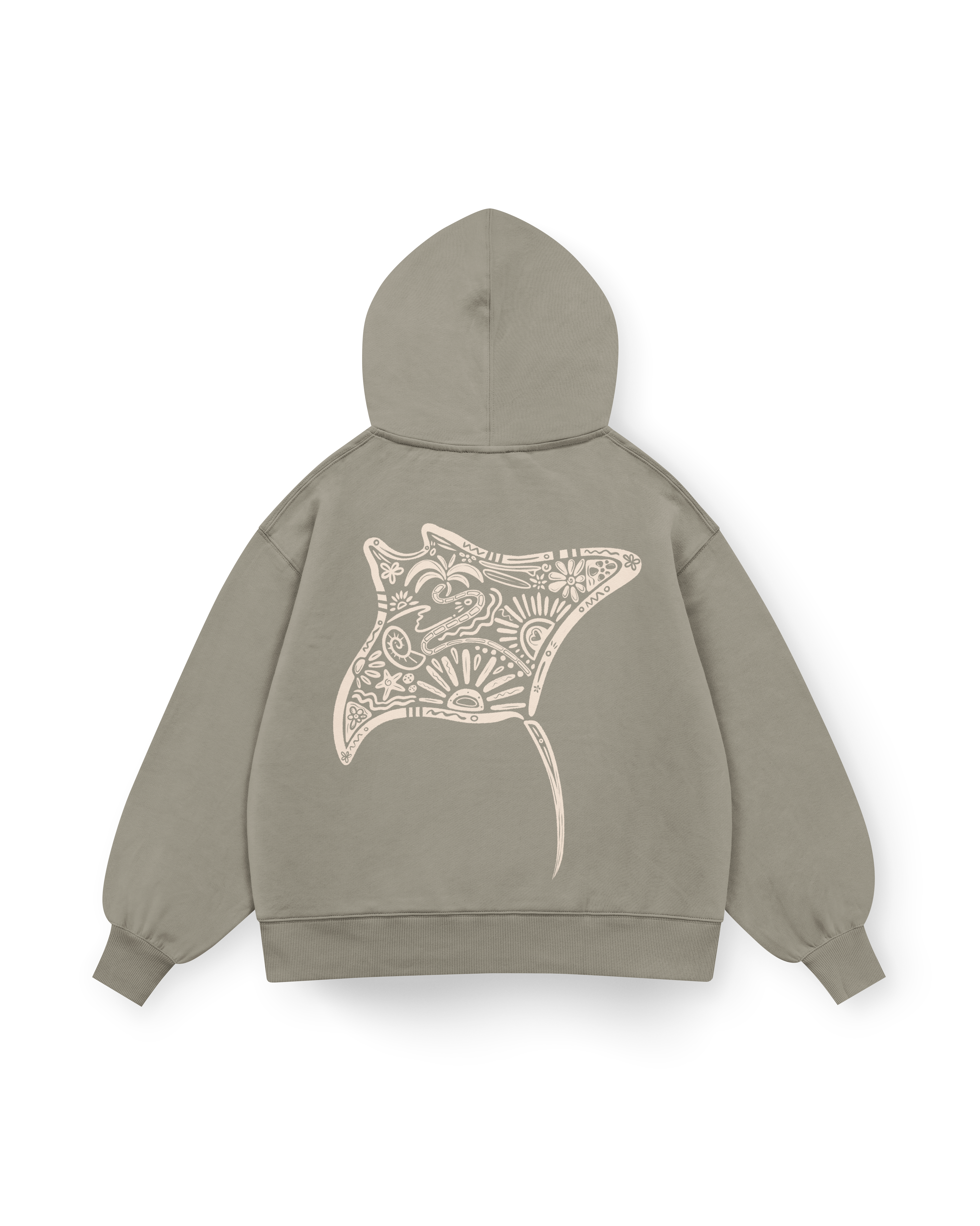 Manta Ray Hoodie Oversized