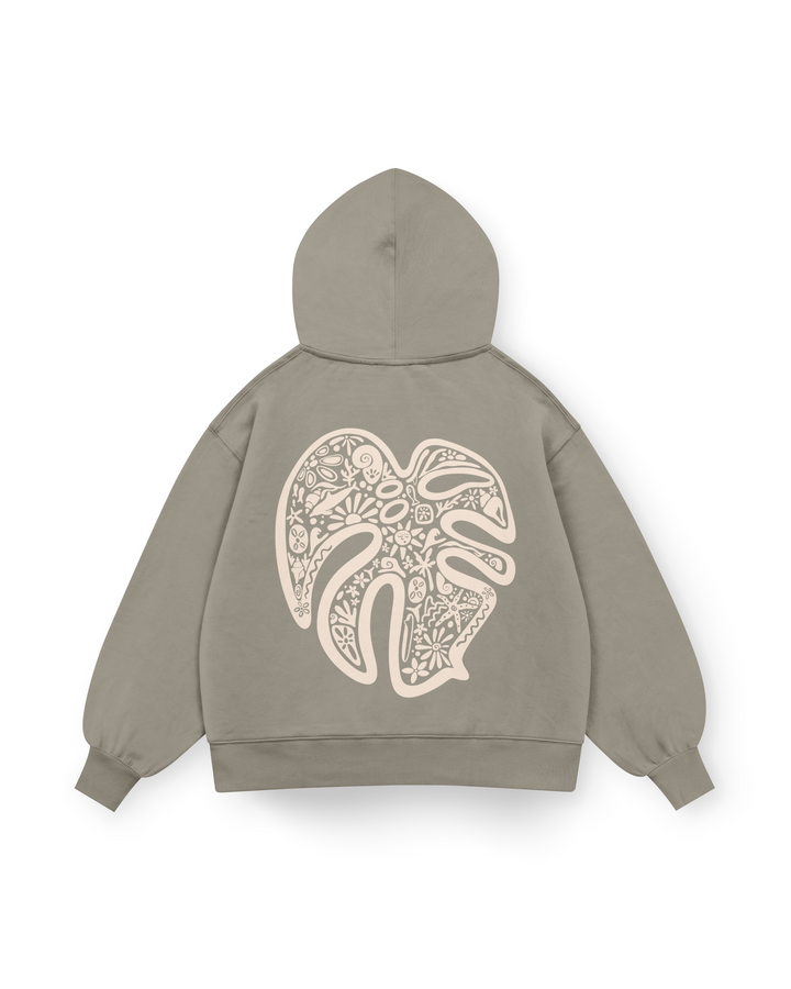 Monstera Hoodie Oversized