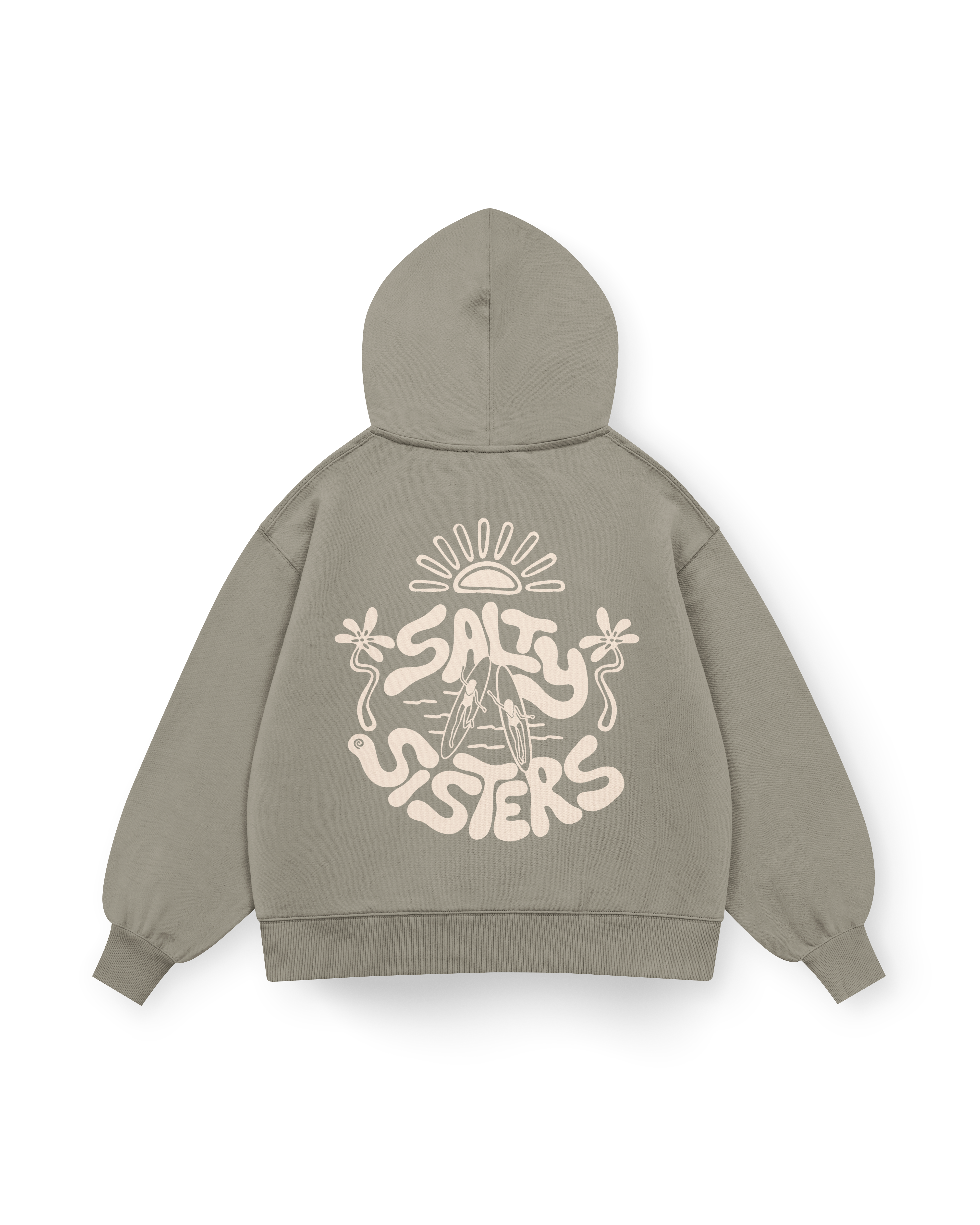 Salty Sister Hoodie Oversized