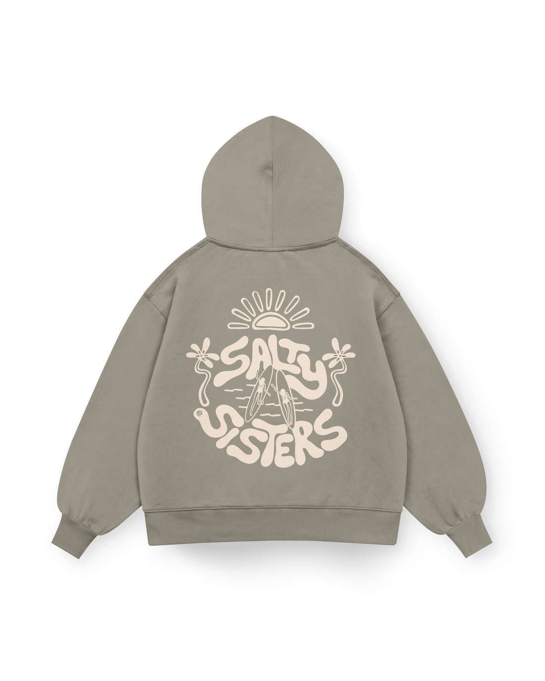 Salty Sister Hoodie Oversized