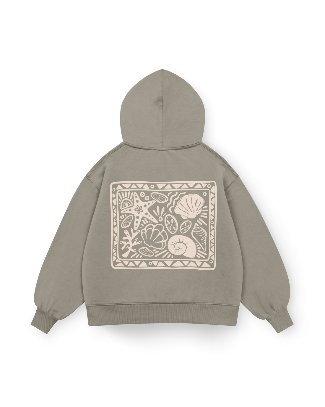 Seashell Party Hoodie Oversized