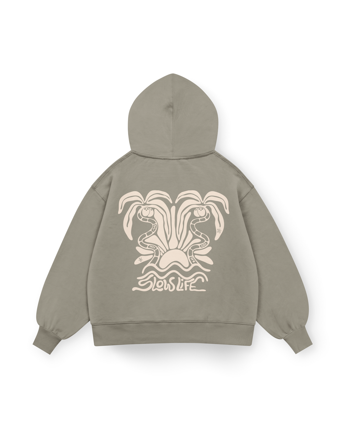 Slow Life Hoodie Oversized