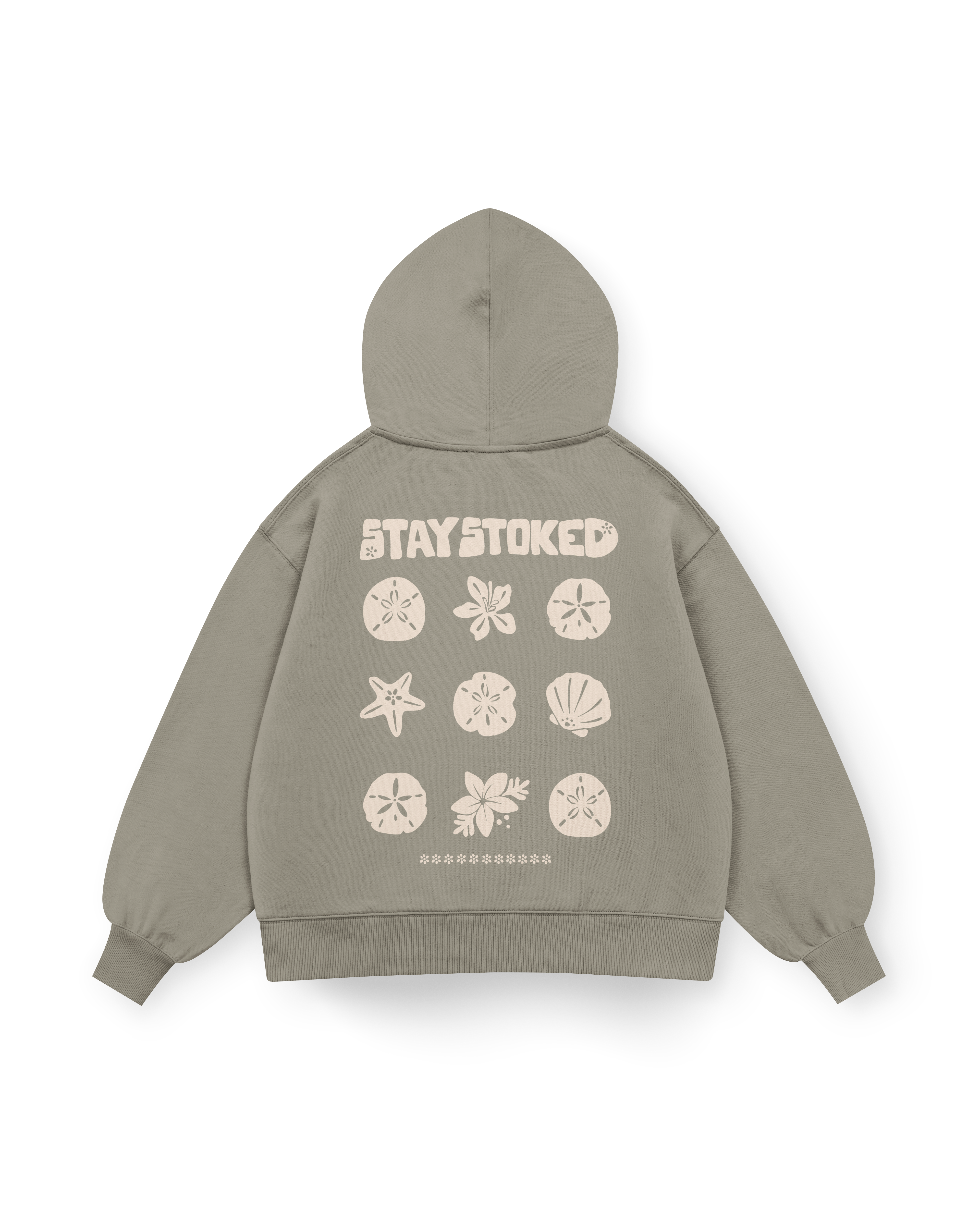 Stay Stoked 2 Hoodie Oversized