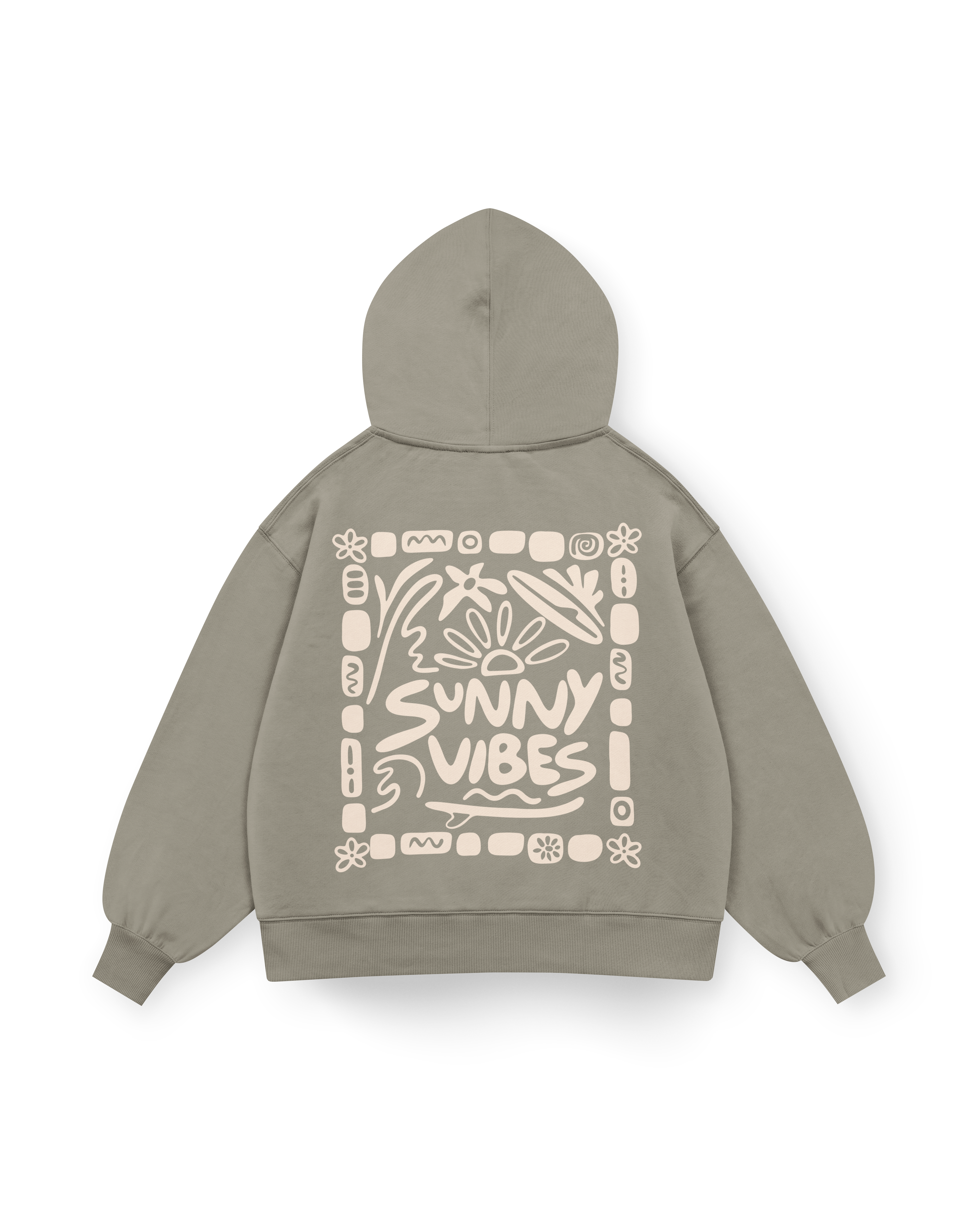 Sunny Vibes Hoodie Oversized