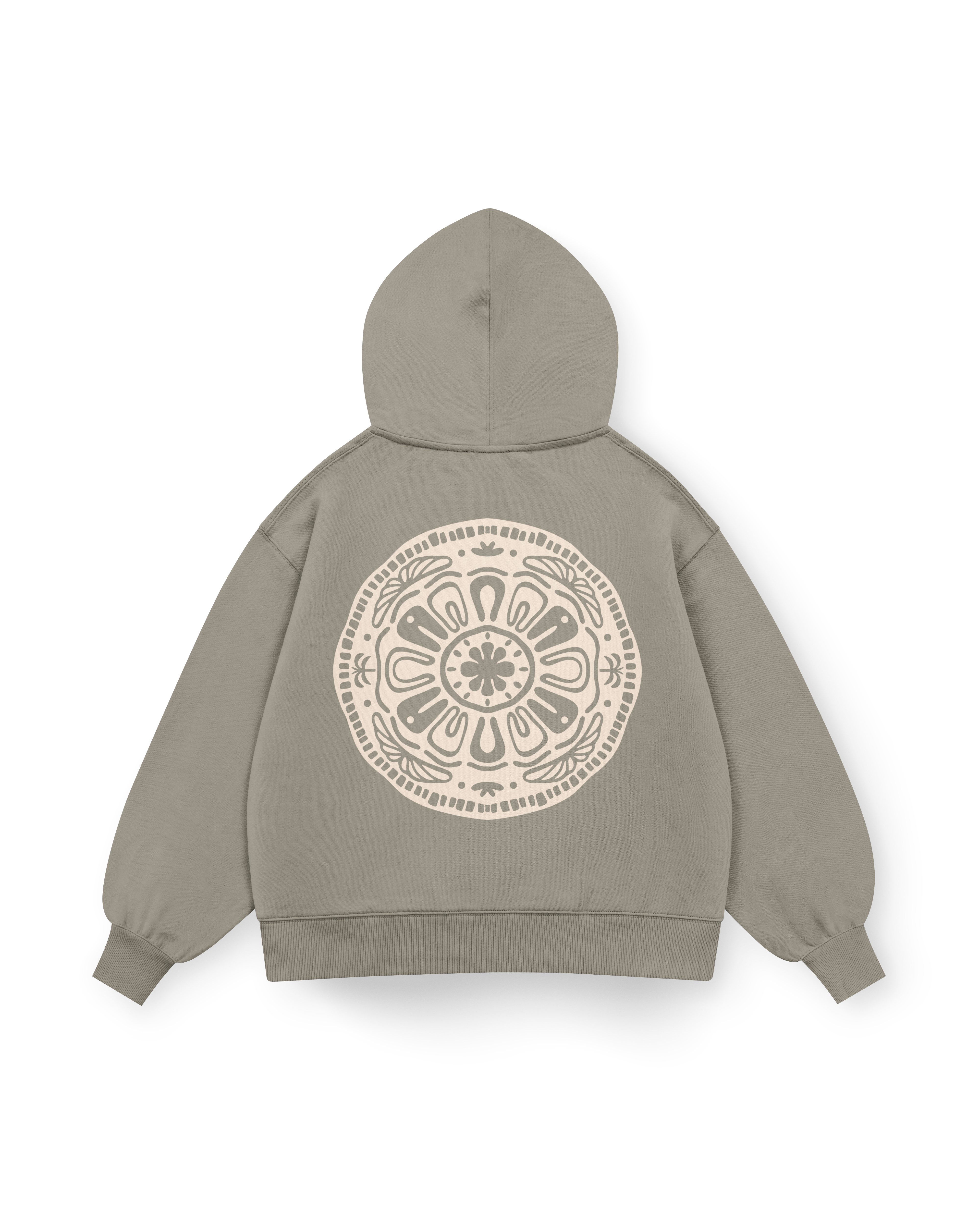 Surf Geometric Hoodie Oversized