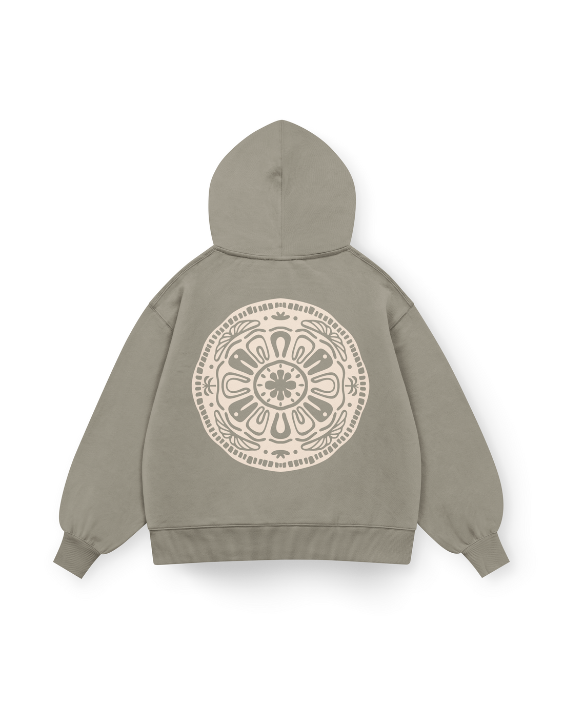 Surf Geometric Hoodie Oversized